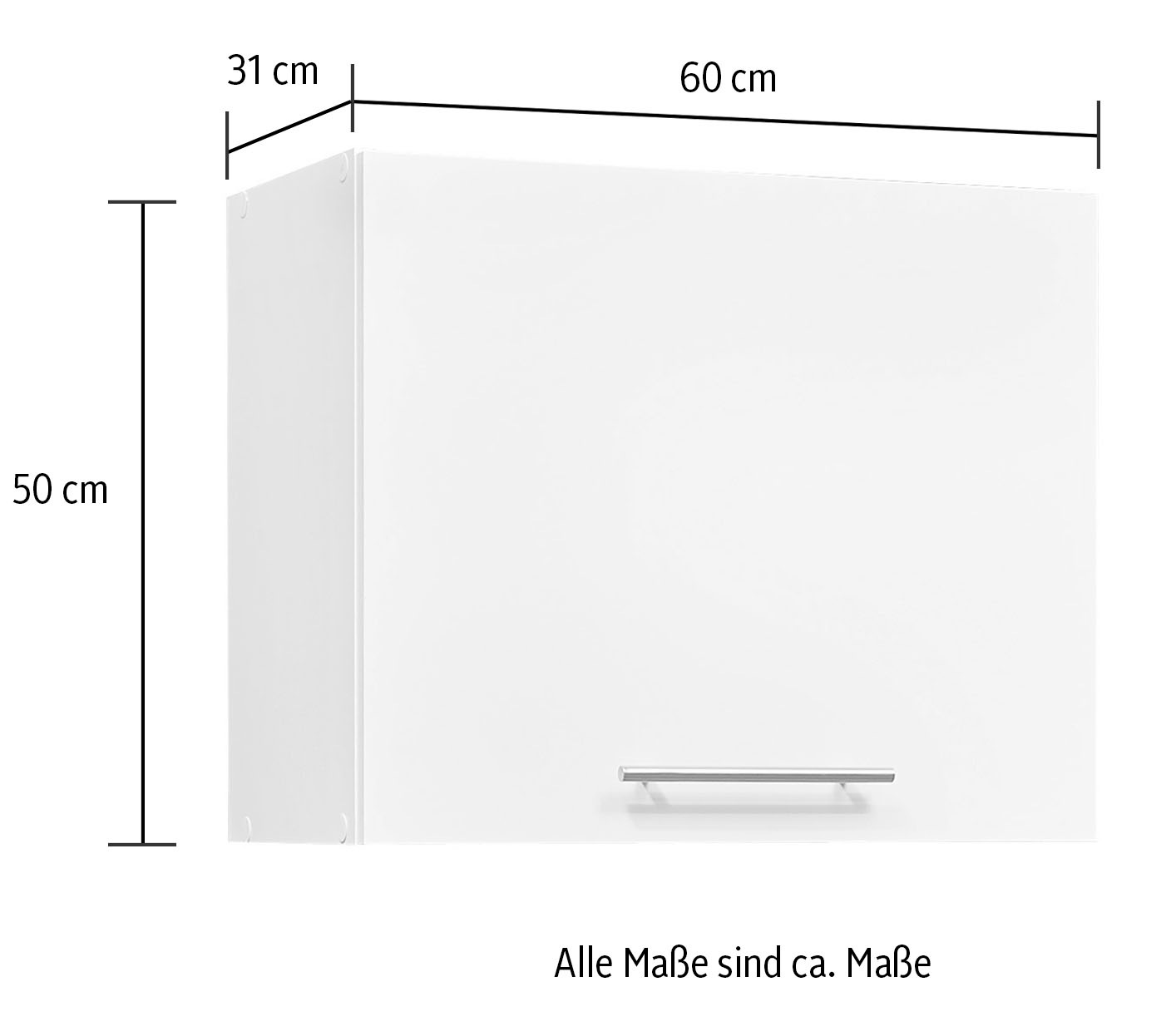 BASIC by Balculina Hängeschrank »Eddi«, Breite 60 cm