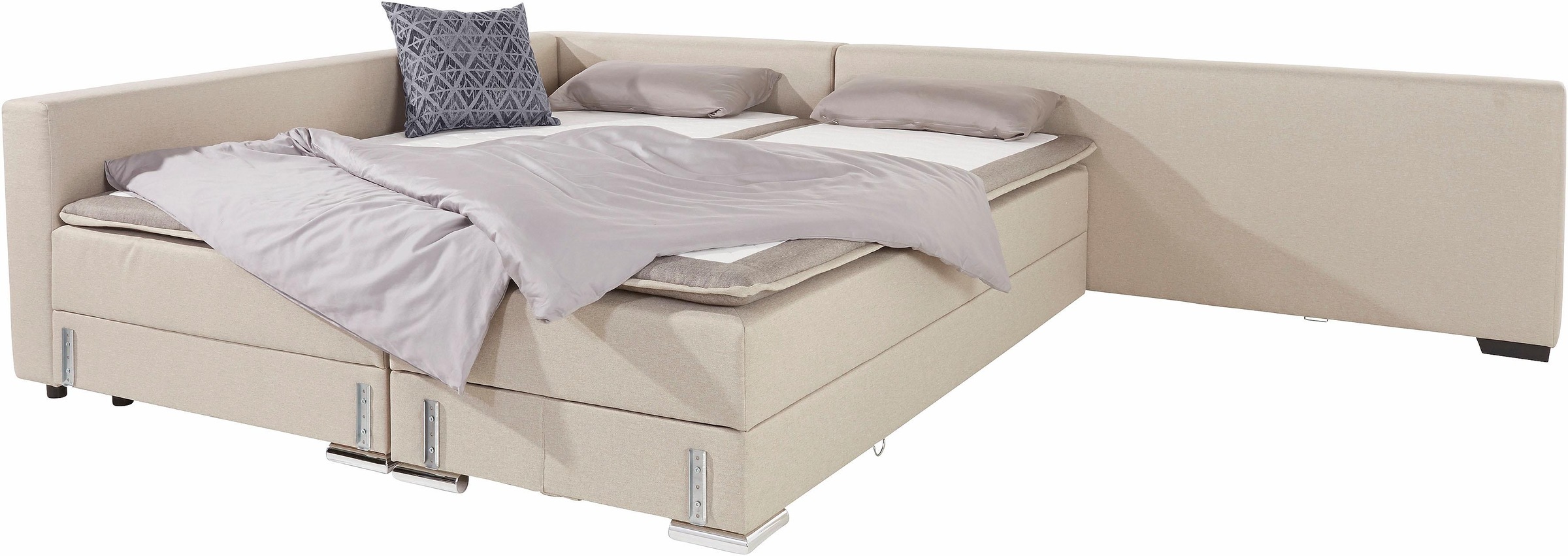 INOSIGN Ecksofa »Dream L-Form«, mit Federkern, mit Bettfunktion und Bettkasten