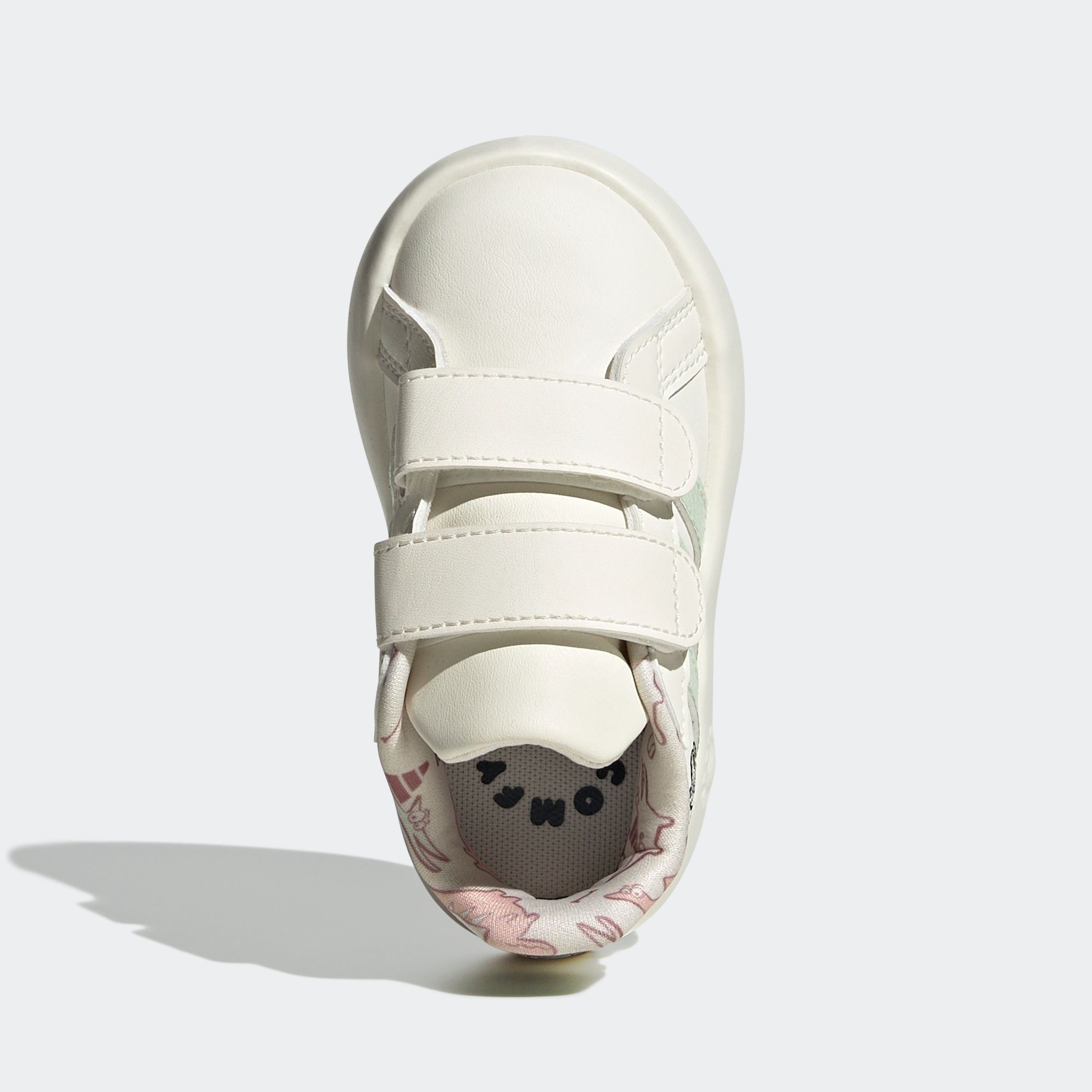 adidas Sportswear Klettschuh »DINO GRAND COURT 2.0 KIDS«, Design auf den Spuren des adidas Superstar, für Kinder