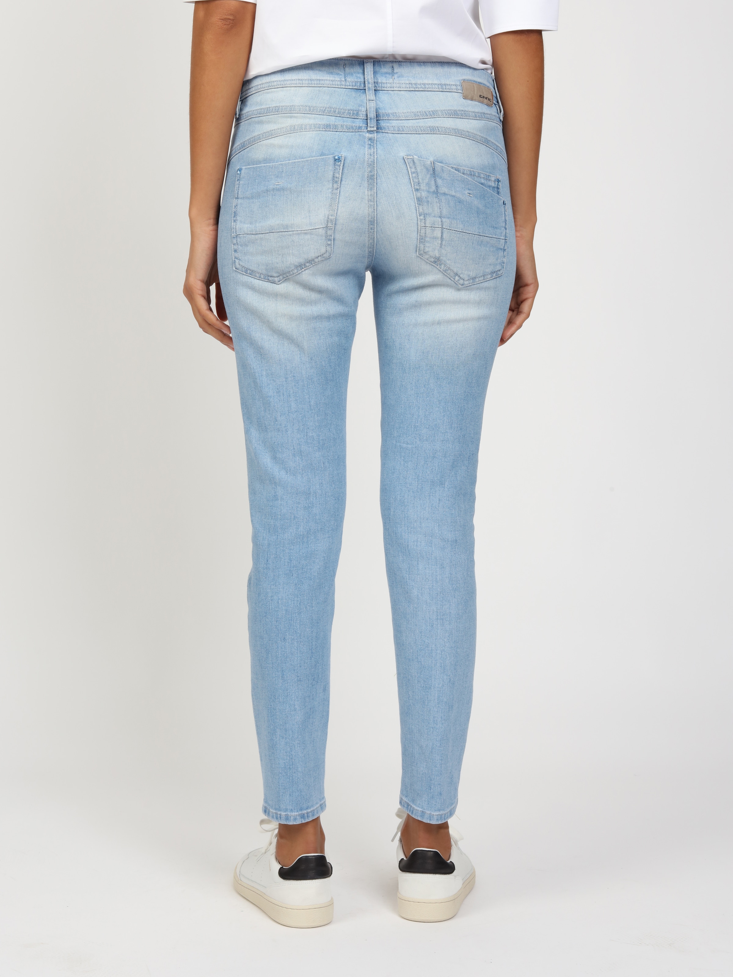 GANG 5-Pocket-Hose »94AMELIE CROPPED«  mit doppelter Passe und doppelter, rechter Gesäßtasche