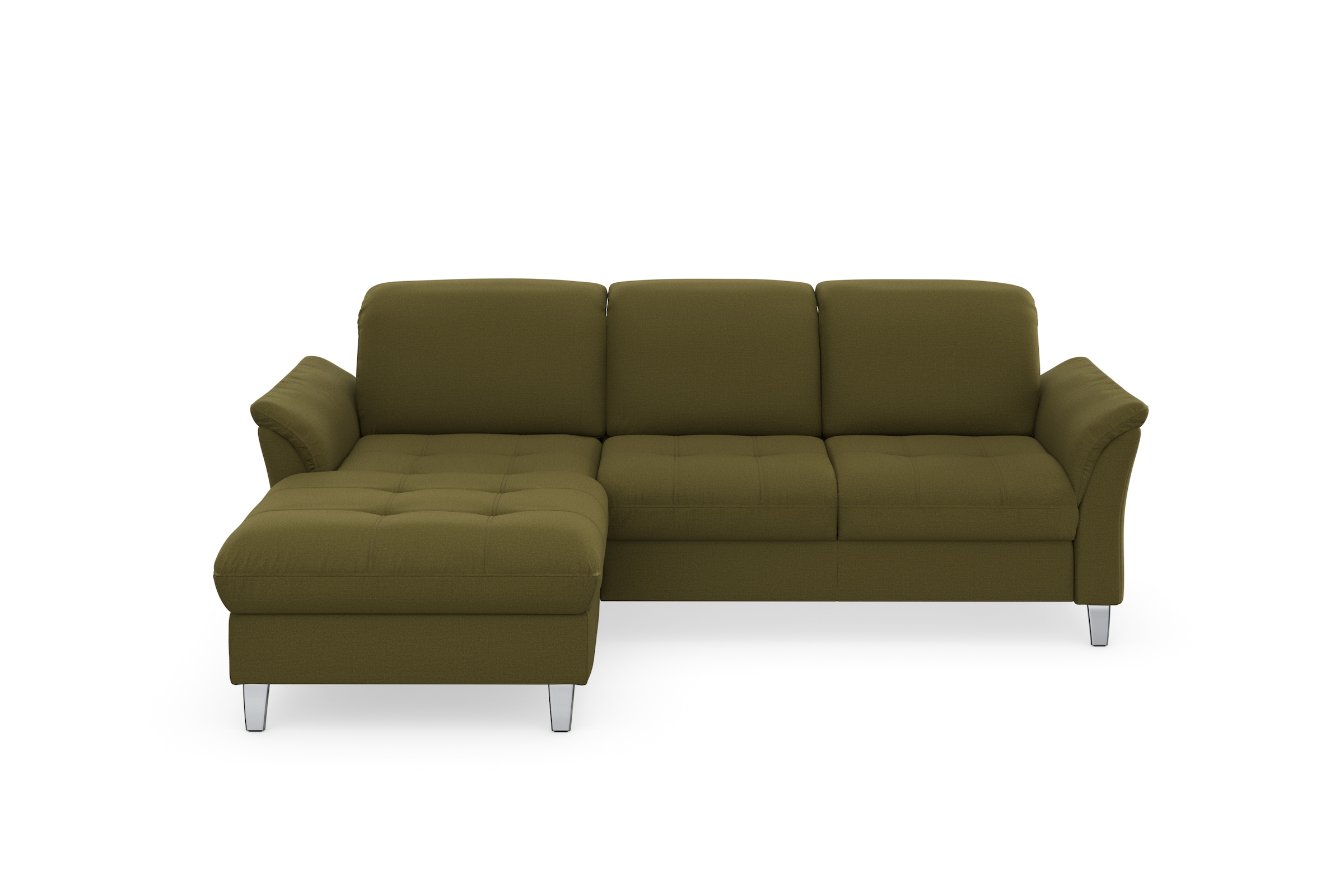 sit&more Ecksofa »Maggiore L-Form«, wahlweise mit Kopfteilverstellung, Bettfunktion und Bettkasten