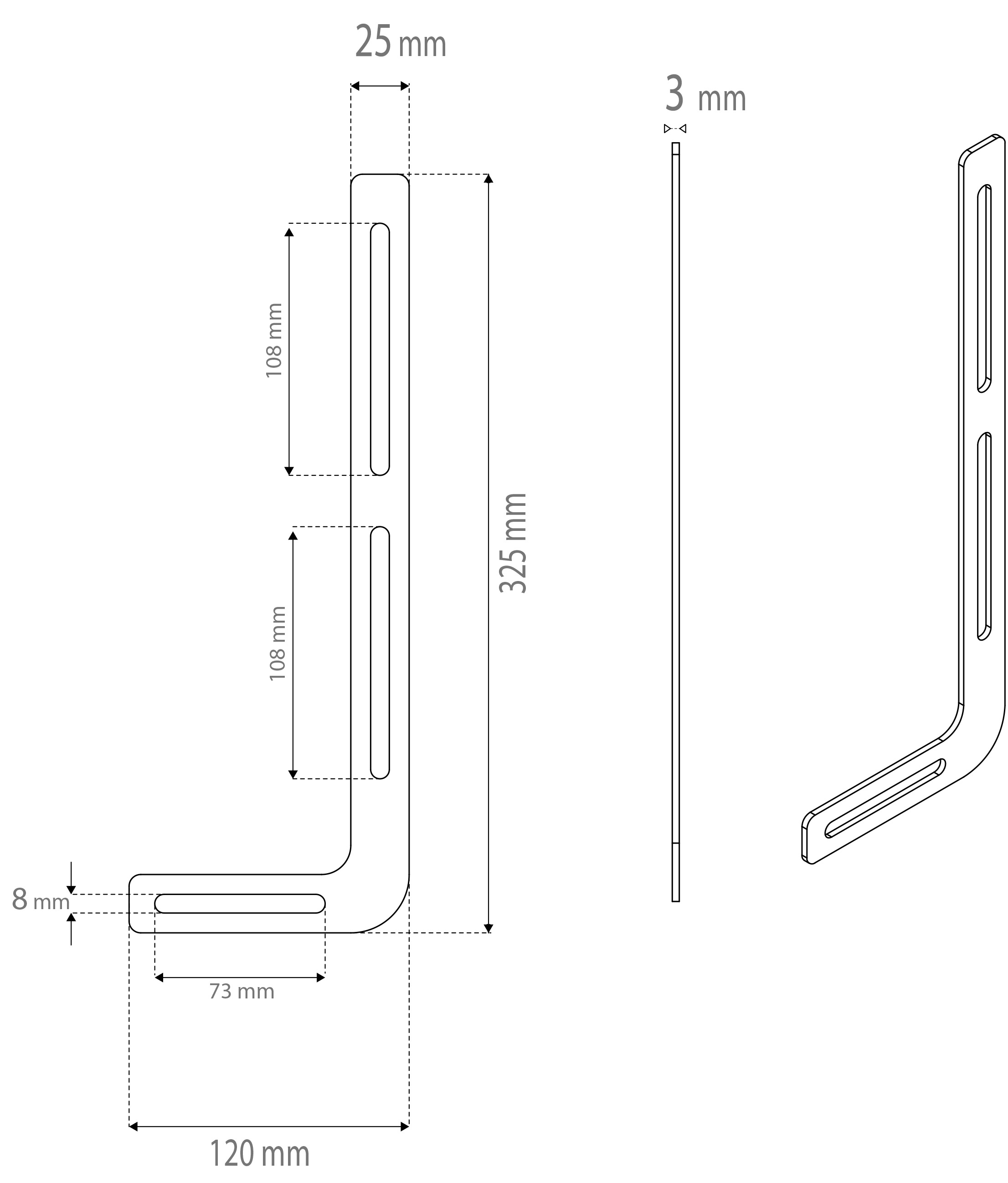 VCM TV-Wandhalterung »VCM Universal Soundbarhalterung | Sounbar Halter | Belastbarkeit bis zu 20kg - SB300«, (VCM SB)