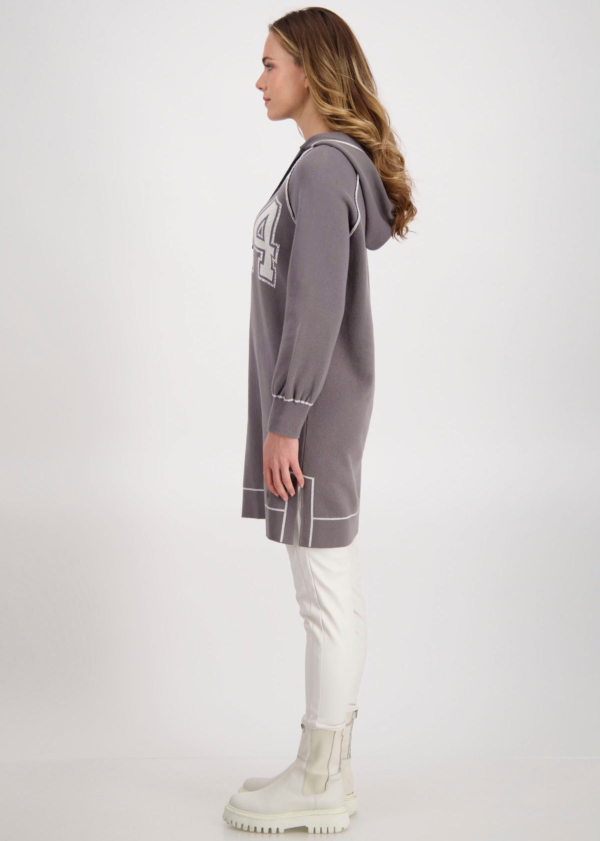 Monari Sweatkleid, mit Kapuze