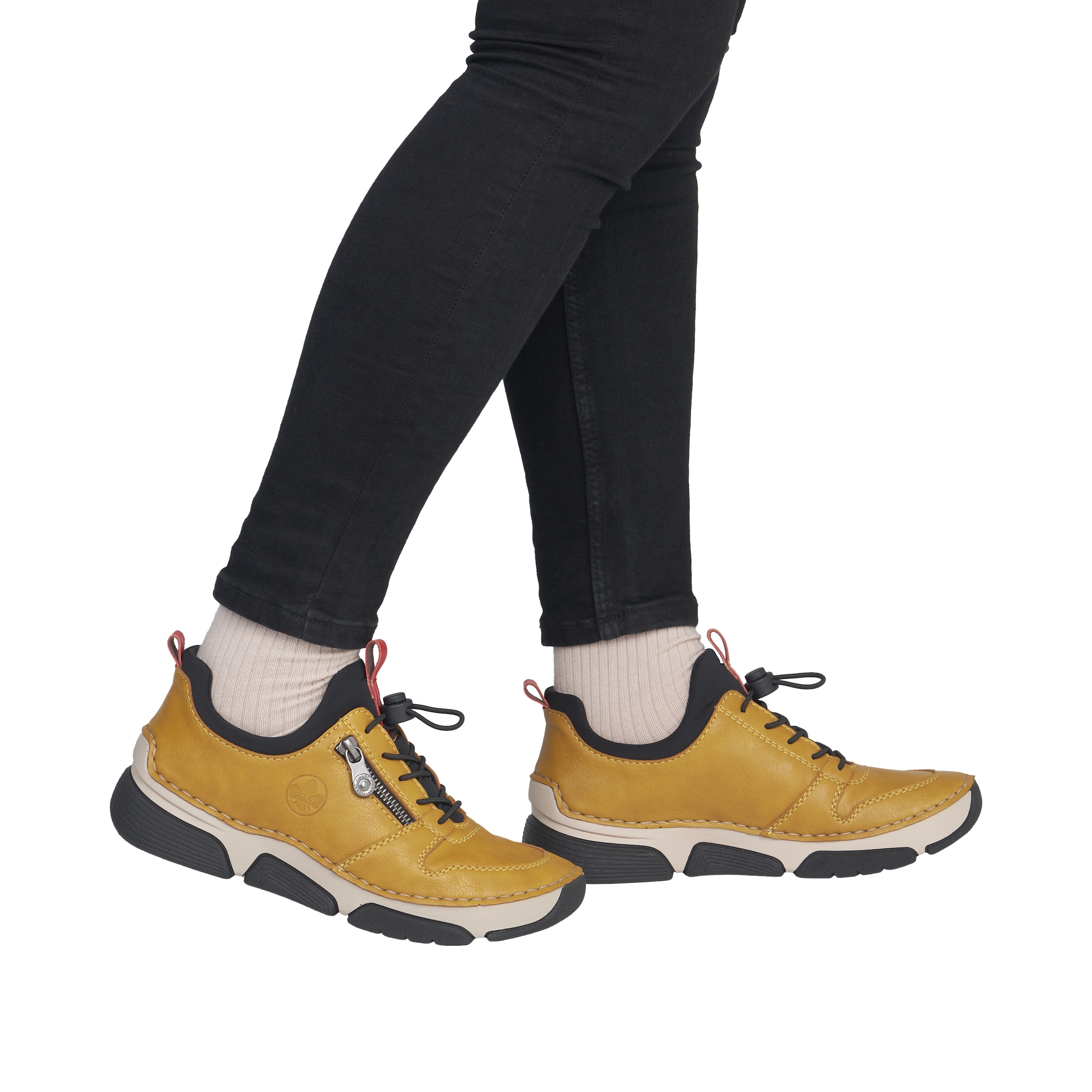 Rieker Slip-On Sneaker  Schlupfschuh, Halbschuh, Freizeitsneaker, Gummizug, Schnellverschluss