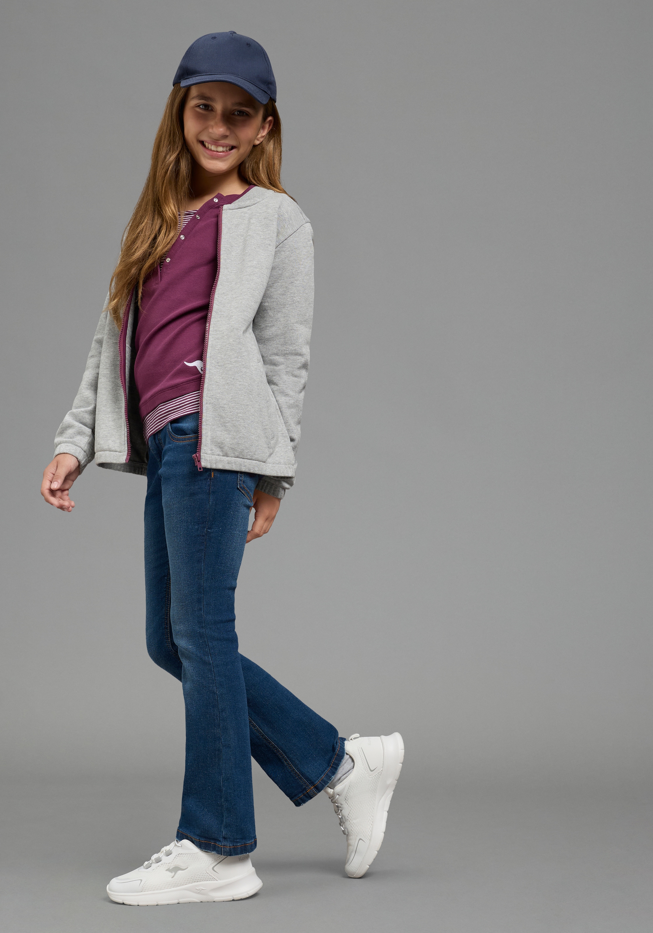 KangaROOS Bootcut-Jeans »Stretchjeans Boot Cut« Modische Jeans, authentische Waschung