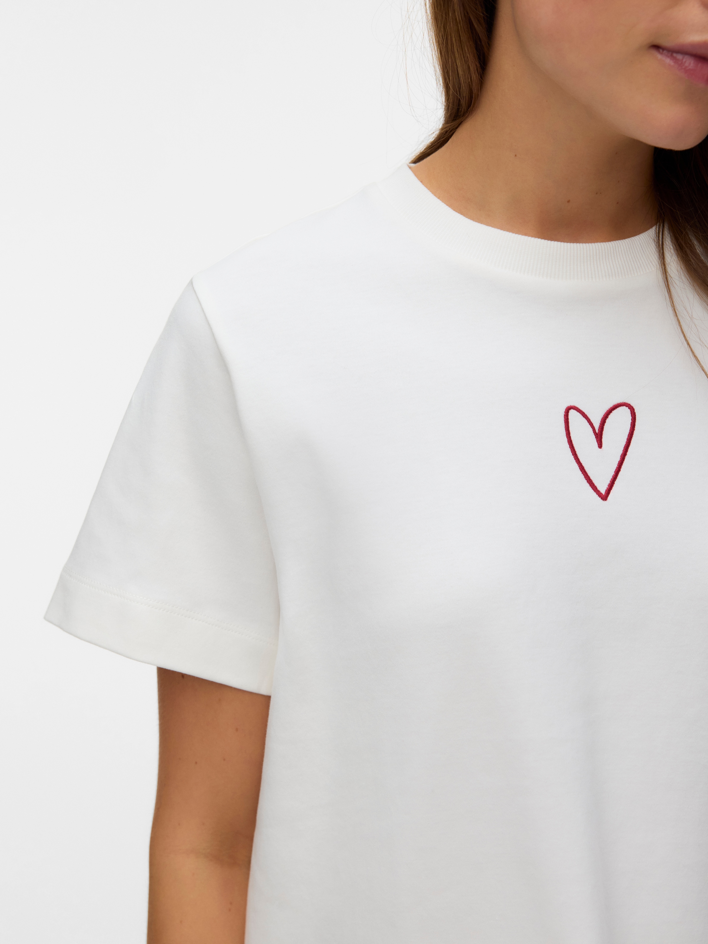 Vero Moda Kurzarmshirt »VMSARA METTE SS TOP BOX JRS GA NOOS« Baumwolle, regular fit