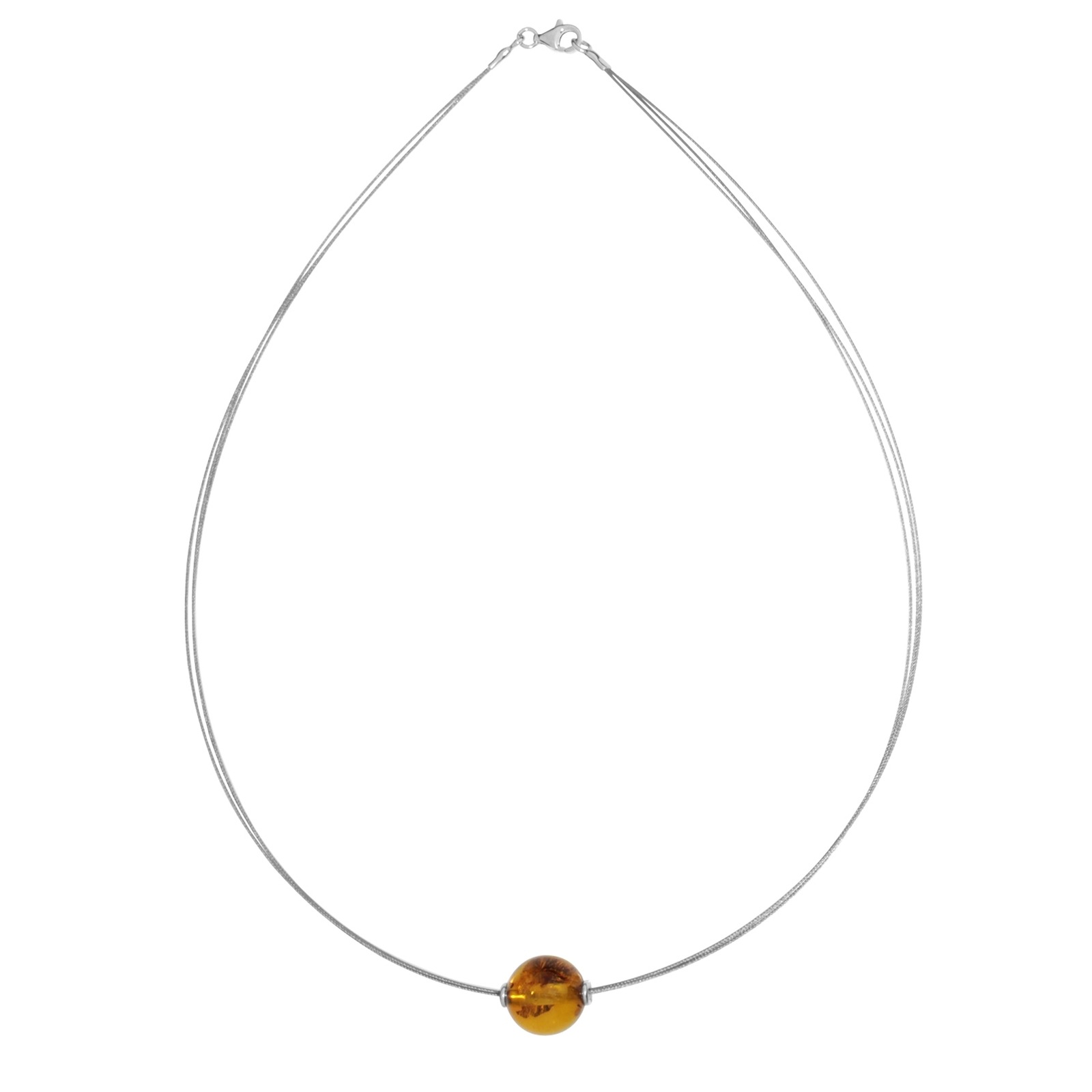 OSTSEE-SCHMUCK Collier »- Bernsteinkugel 13 mm - Bernstein -,«