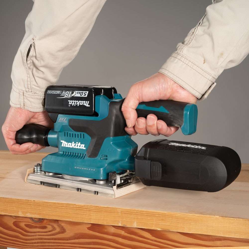 Makita Akku-Schwingschleifer »»DBO382Z« 18V, 93x185 mm, ohne Akku und Ladegerät« leistungsstarker Akku-Schwingschleifer zum Schleifen großer Flächen