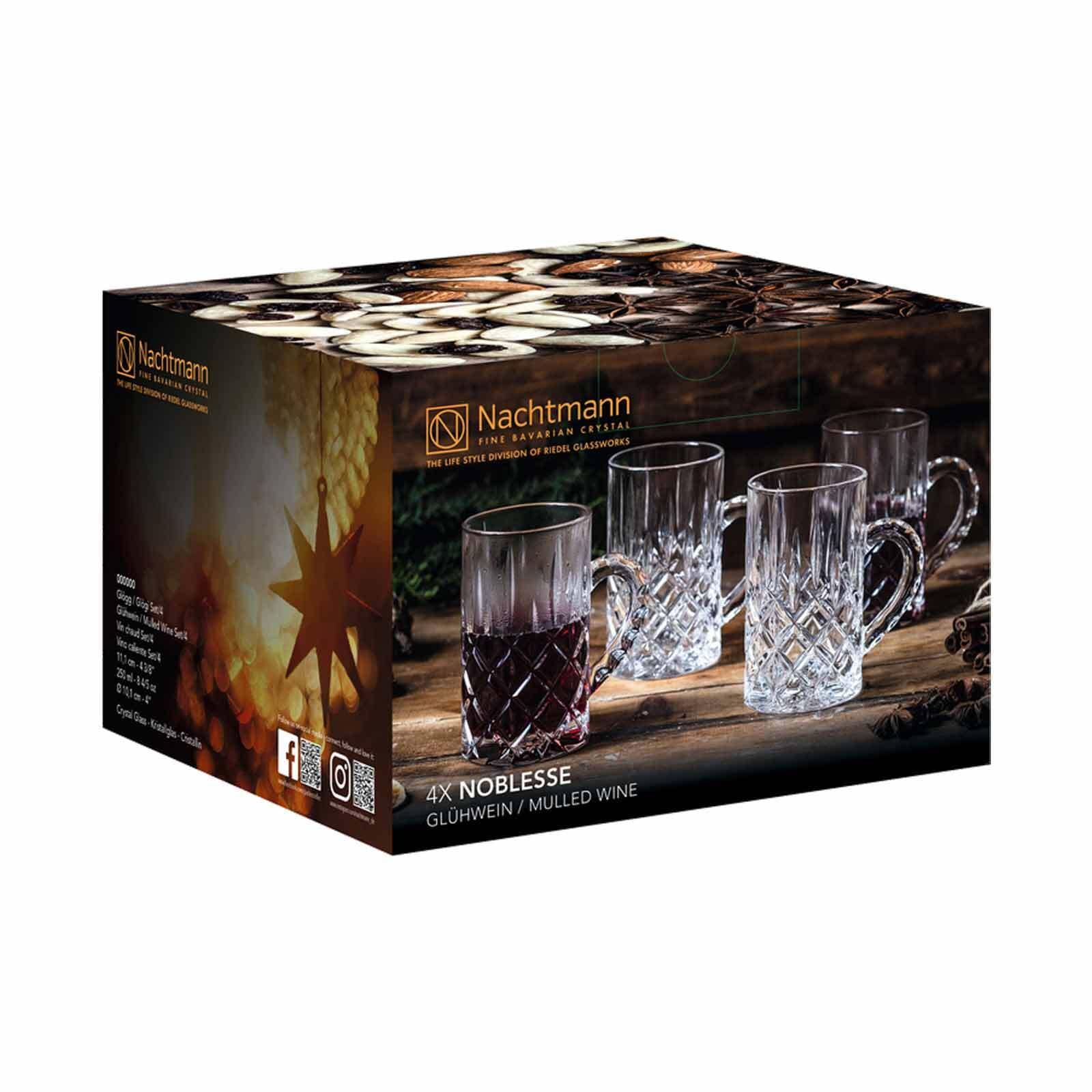 Nachtmann Teeglas »Glühweingläser Noblesse 250 ml 4er Set transparent«