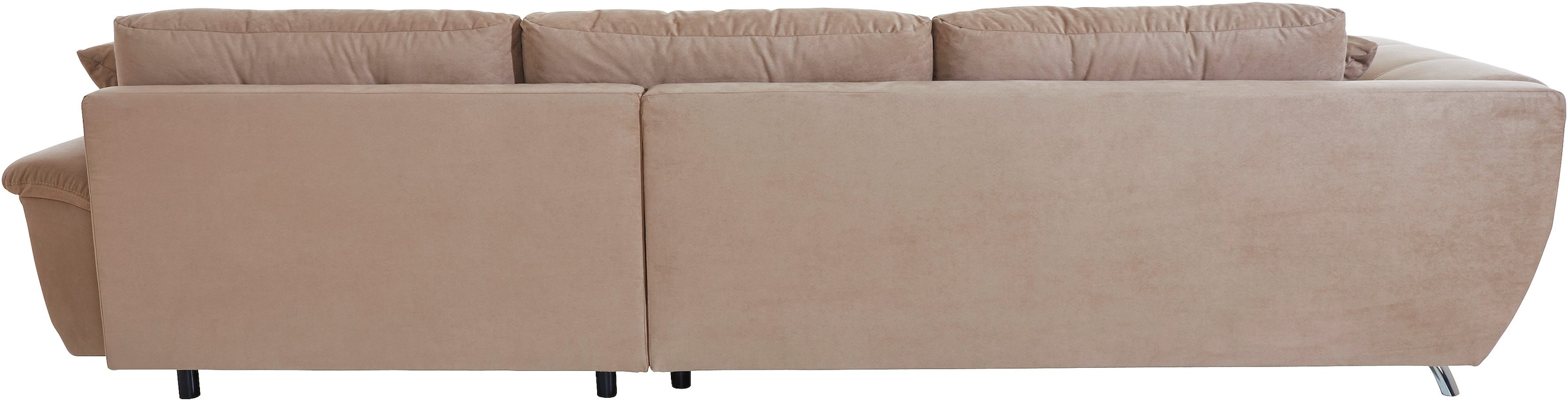 Jockenhöfer Gruppe Ecksofa »San Francisco L-Form« mit eingearbeiteter Kaltschaummatte und Steppung, inklusive Kissen