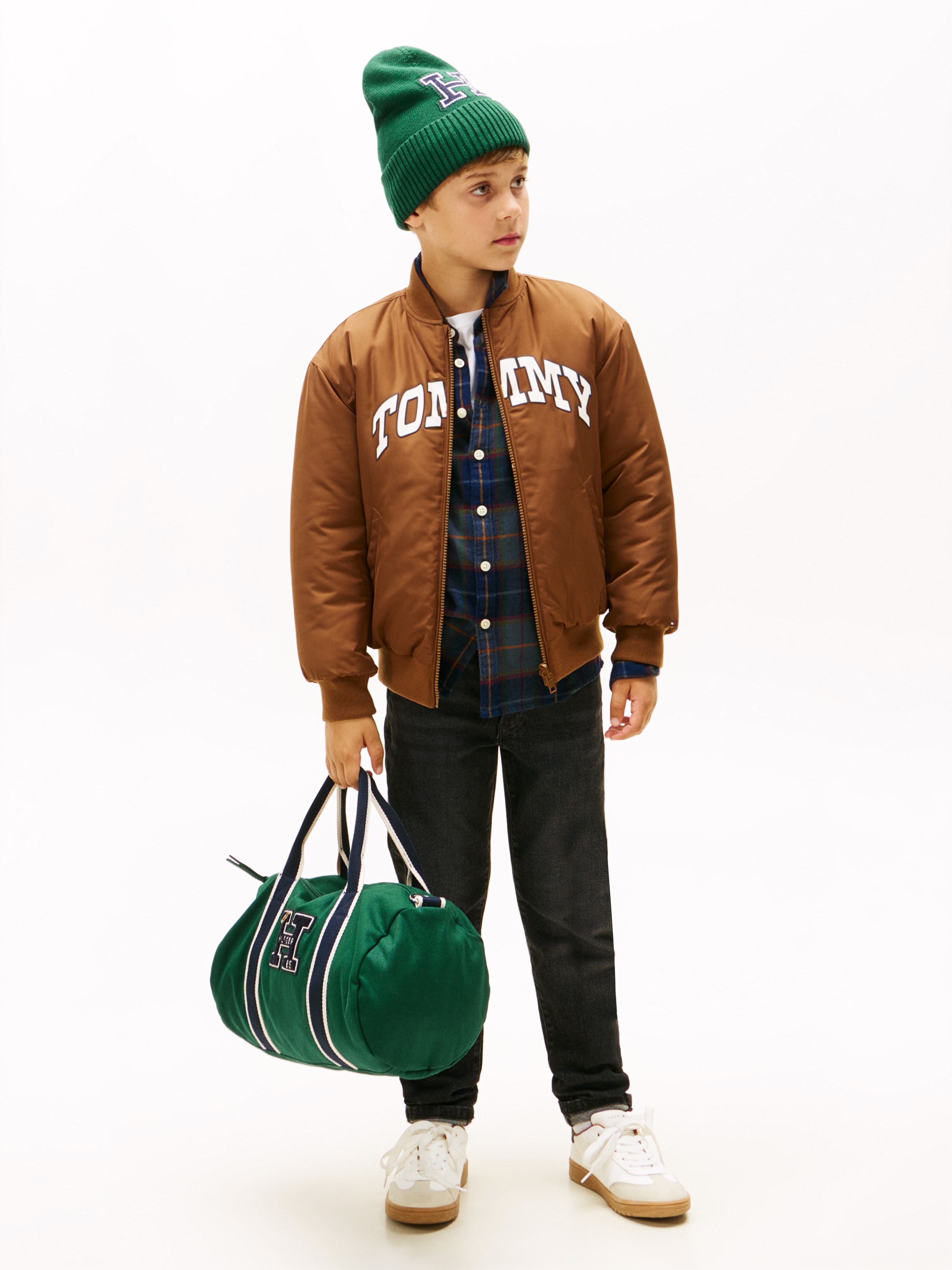 Tommy Hilfiger Gerade Jeans »MODERN STRAIGHT WASHED BLK DENIM«, Kinder bis 16 Jahre