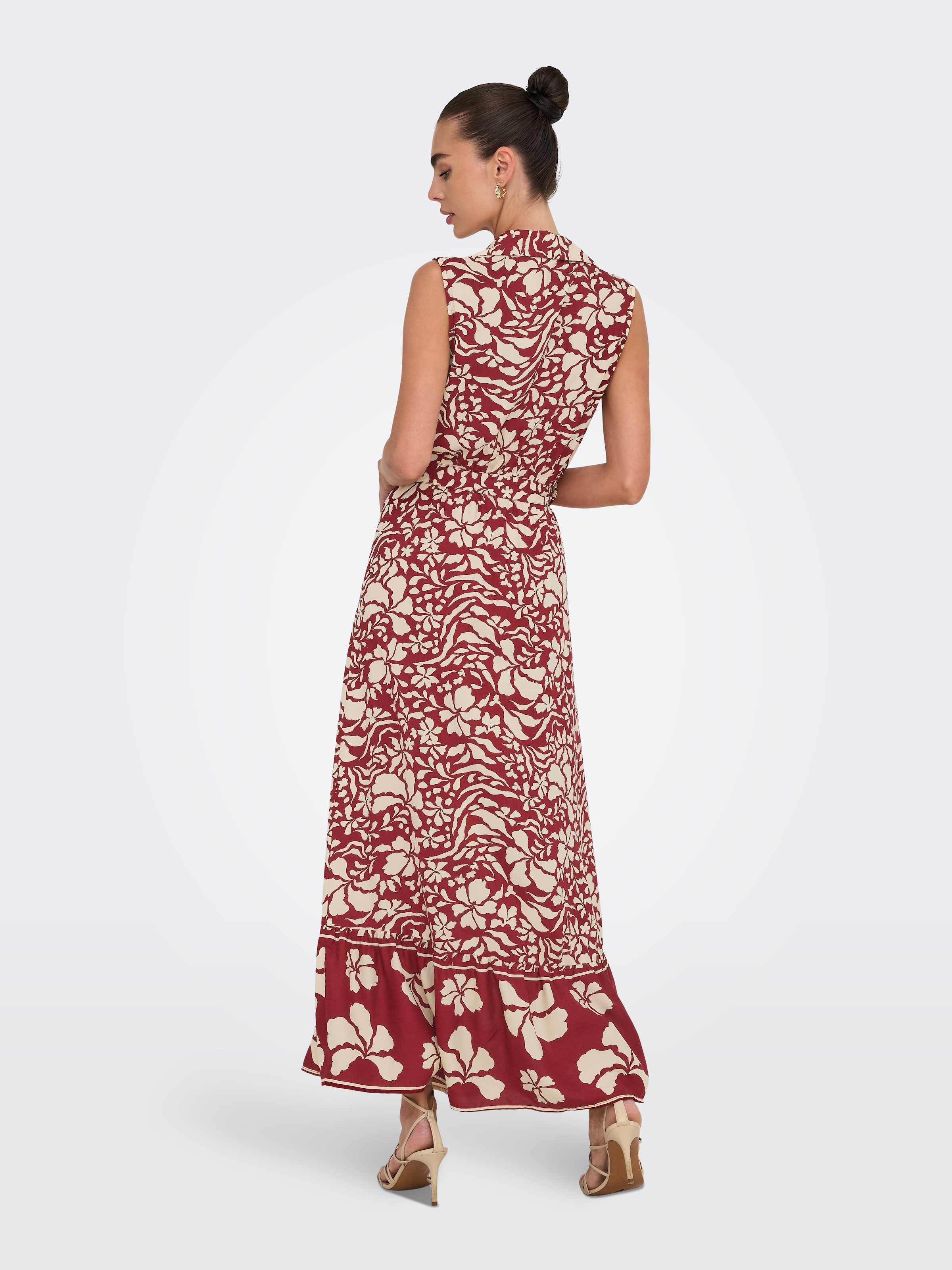ONLY Maxikleid »ONLVIBE LIFE S/L SHIRT LONG DRESS WVN«