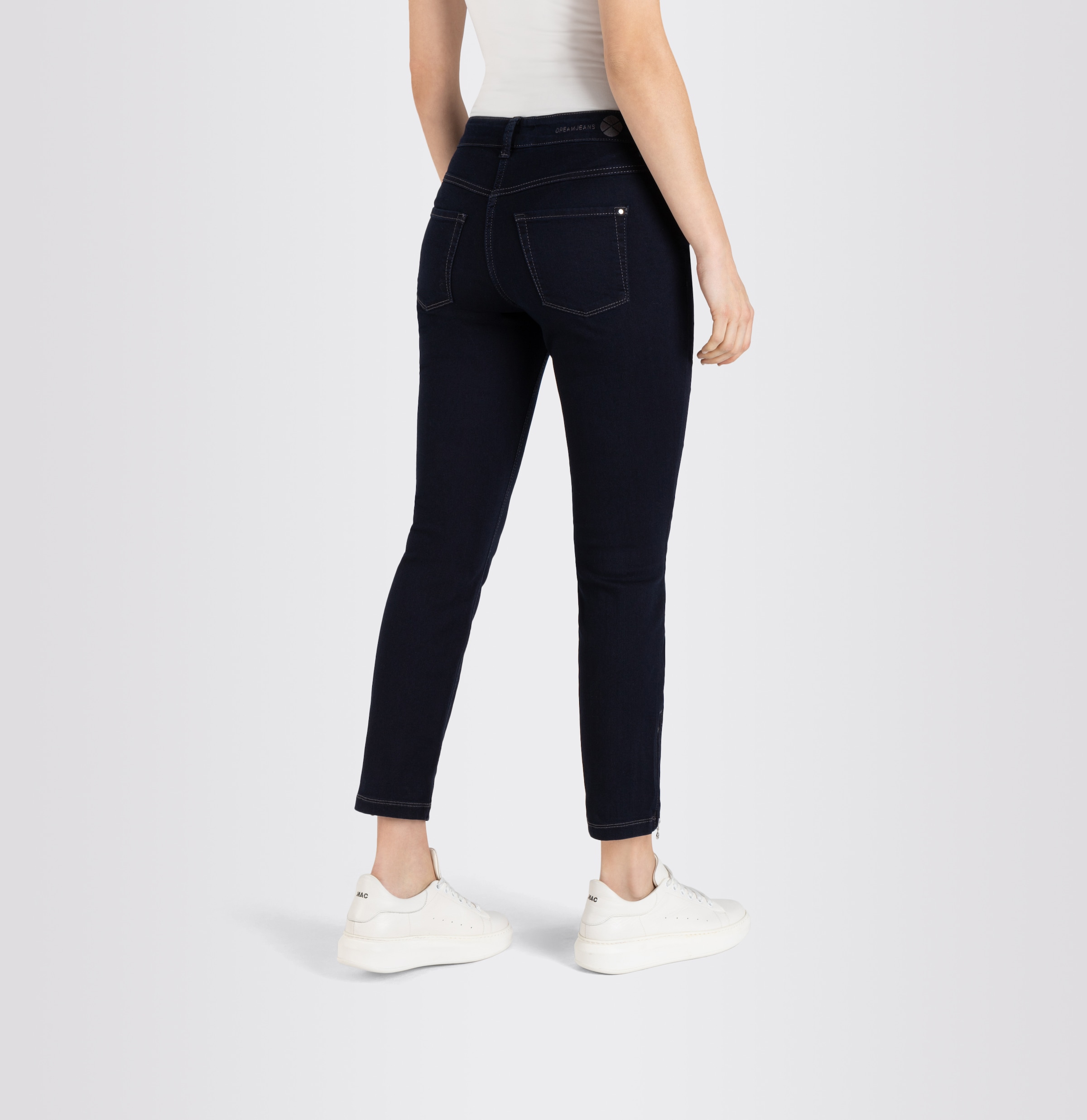 MAC 7/8-Jeans »Dream Chic«, verkürzte Form mit Reißverschluss