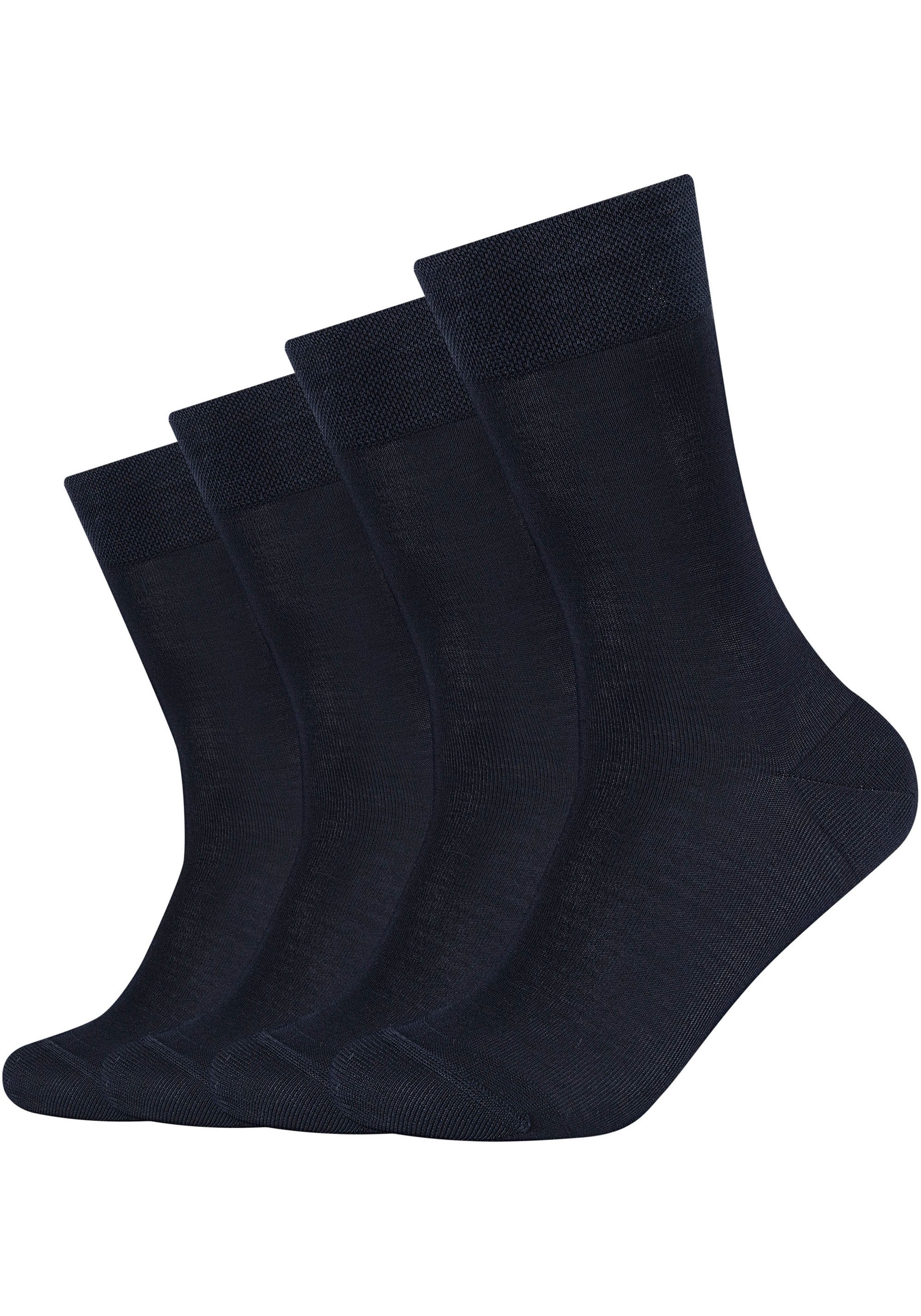 Socken, (Packung, 4er-Pack), mit hoher Verarbeitungsqualität