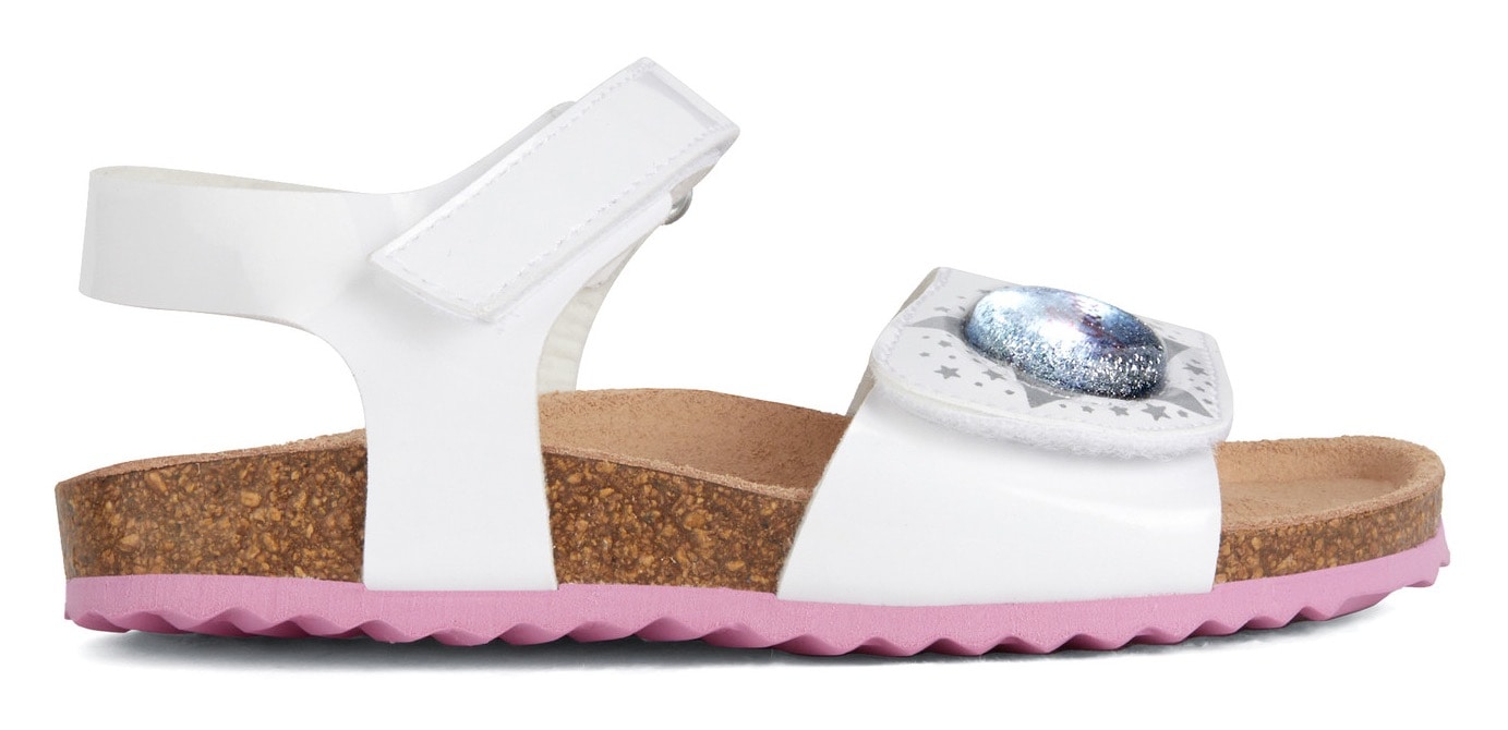 Geox Sandale »Blinkschuh J ADRIEL GIRL«, mit blinkender Glitzer-Bubble
