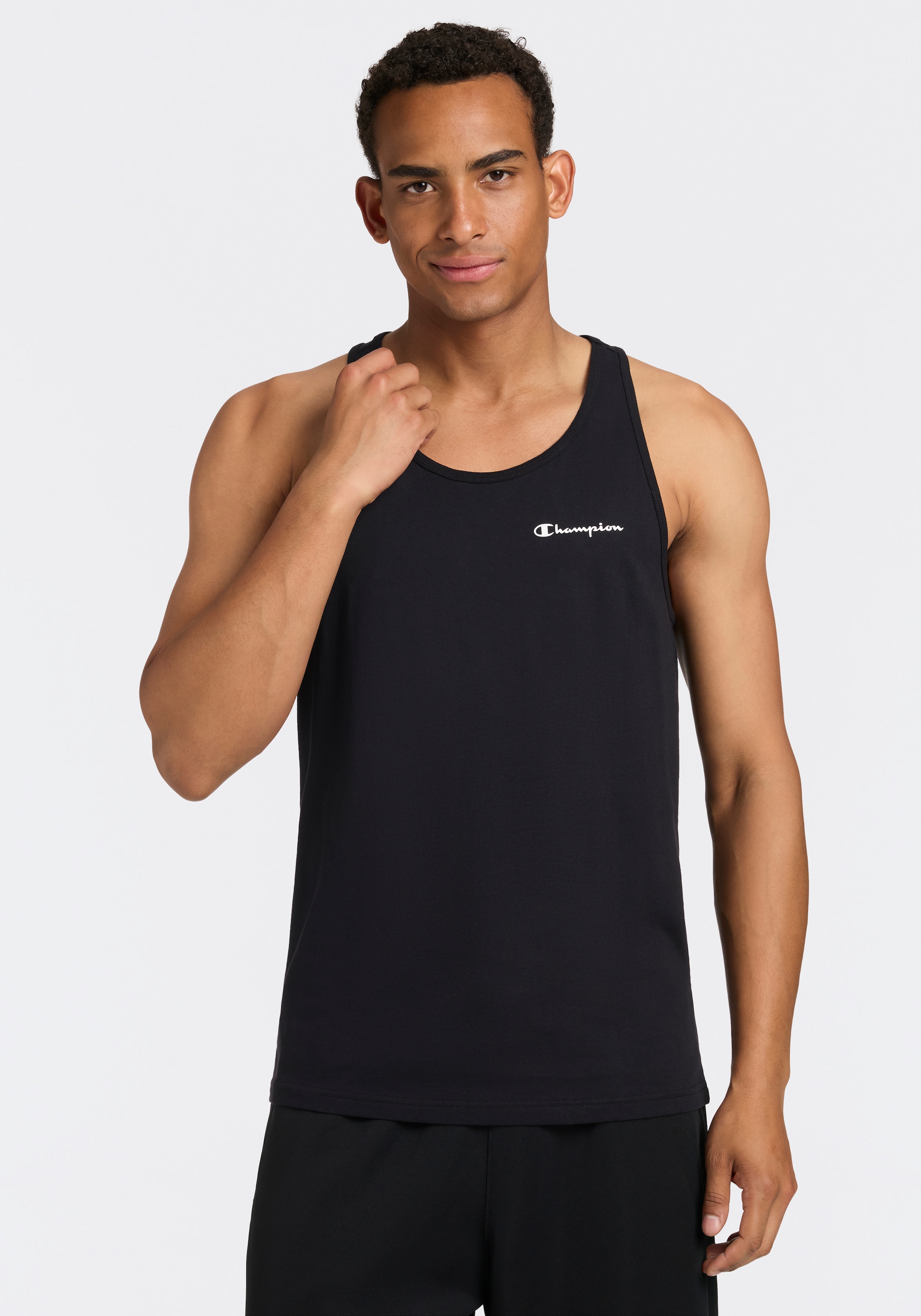 Champion Tanktop Packung, 2 Stk. im 2er-Pack, mit Rundhalsausschnitt, sportlicher Stil, aus Baumwolle