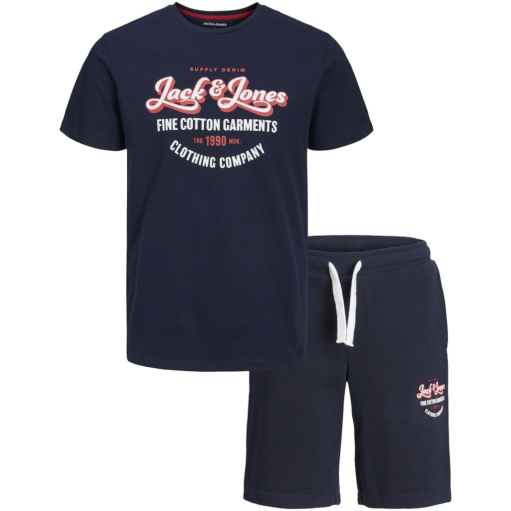 Jack & Jones Junior T-Shirt »JJANDY TEE SS CREW NECK SET PACK MP JNR«, (Set, 2 tlg.)