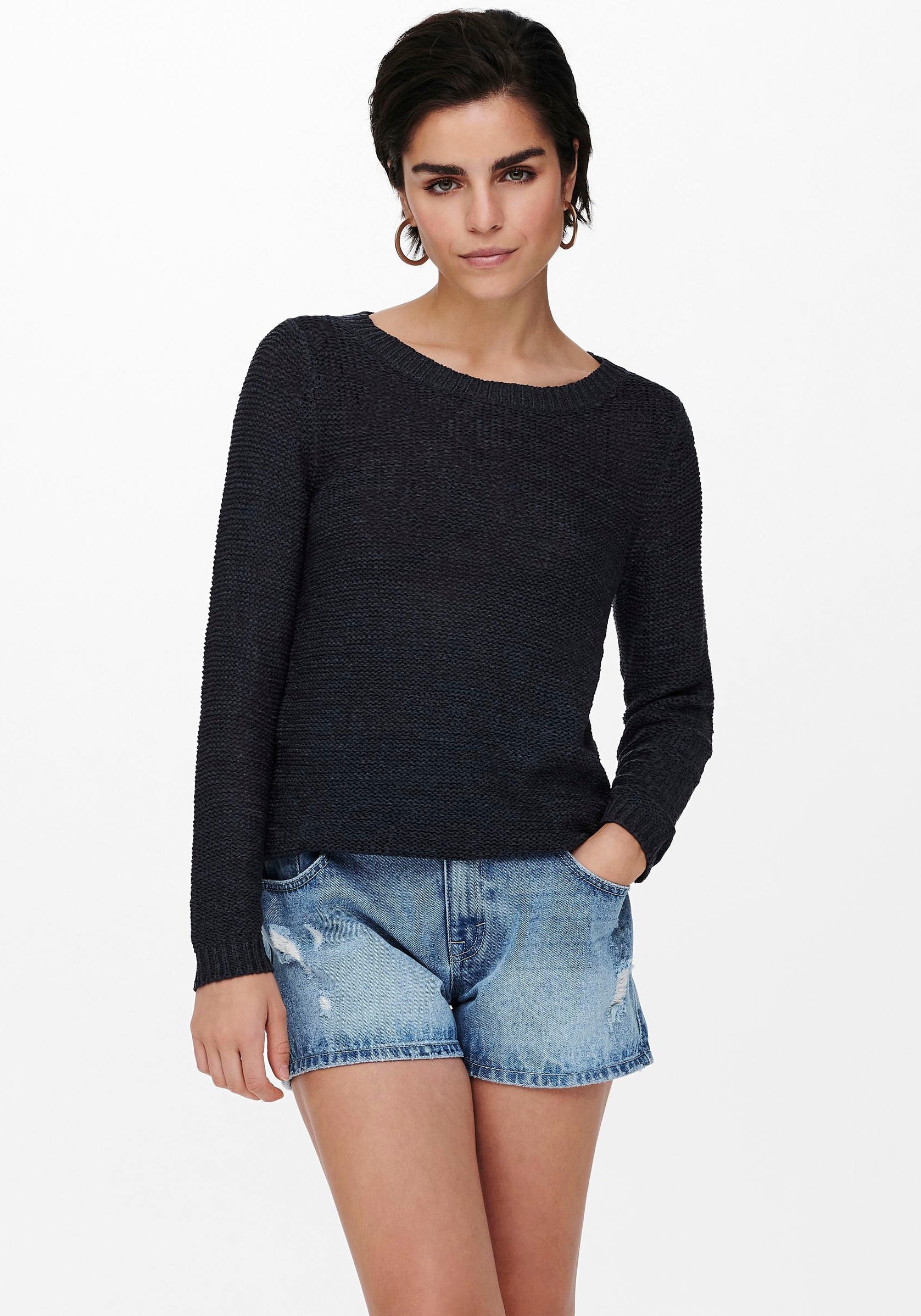 ONLY Strickpullover »ONLGEENA XO L/S PULLOVER KNT NOOS«