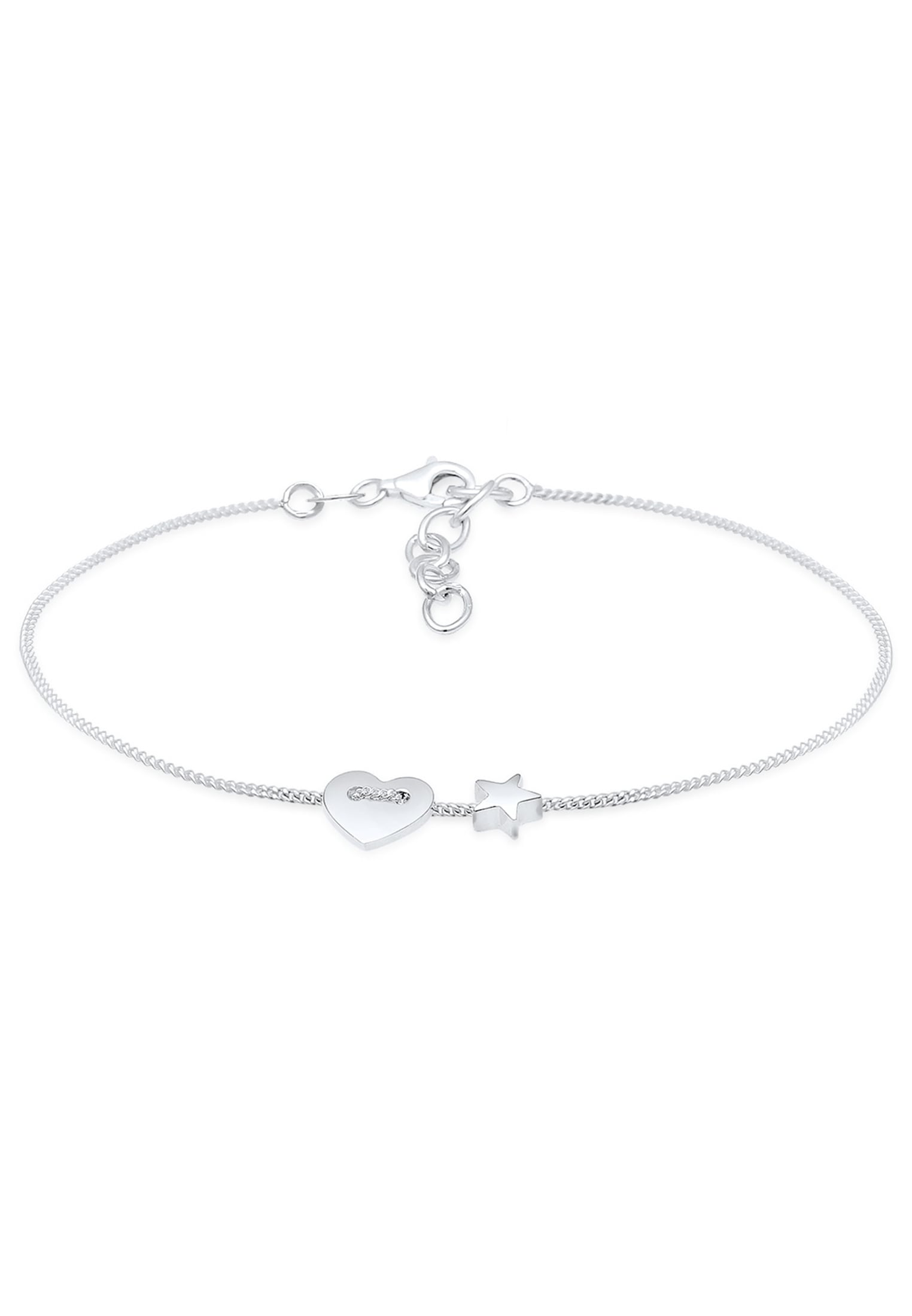 Elli Armkette »Armband Herz Sterne Astro Symbol Filigran 925 Silber«