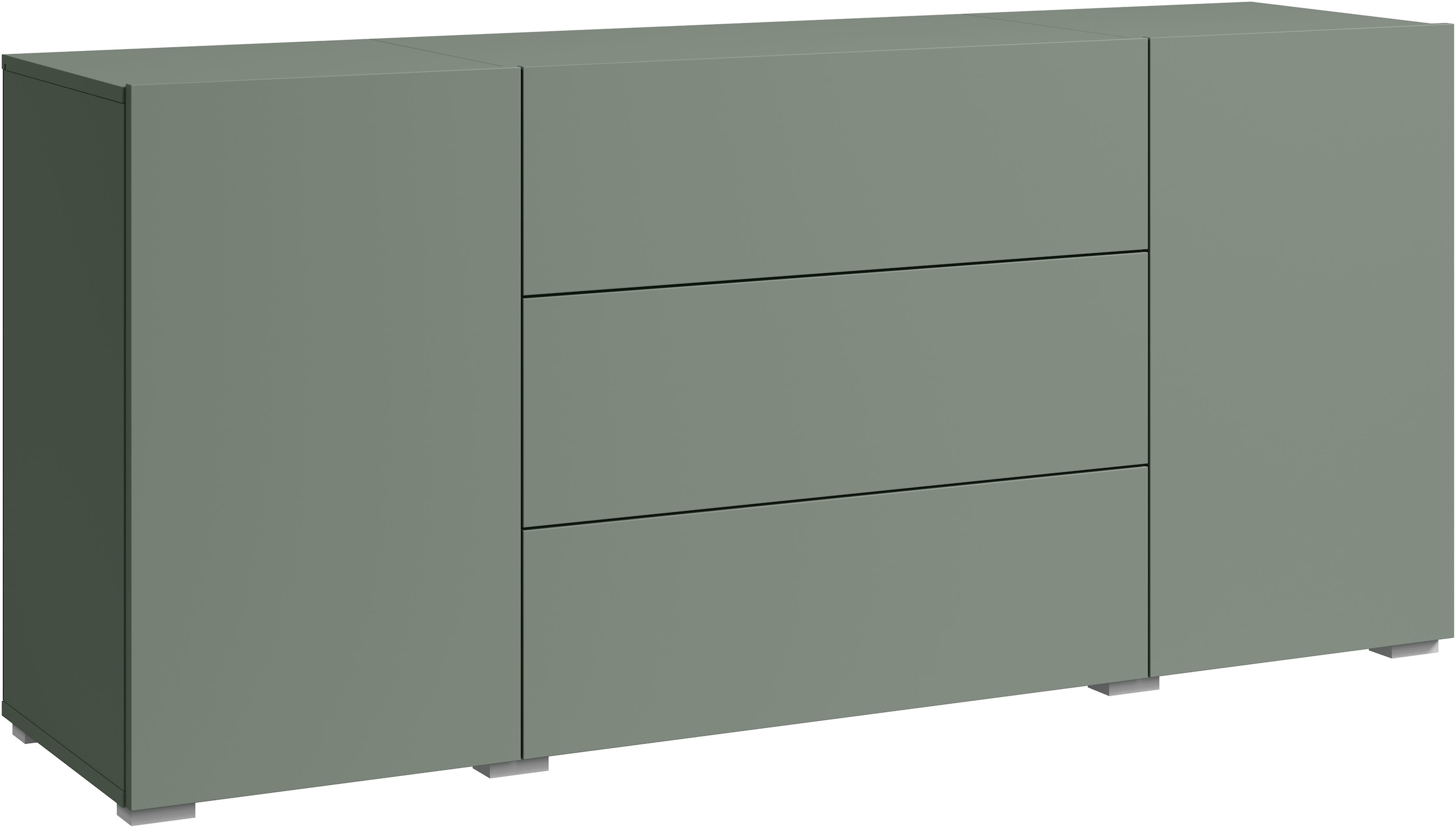 Home affaire Sideboard »BERLIN« Moderne grifflose Kommode Breite 150 cm, 4 Schubkästen/ 2 Türen