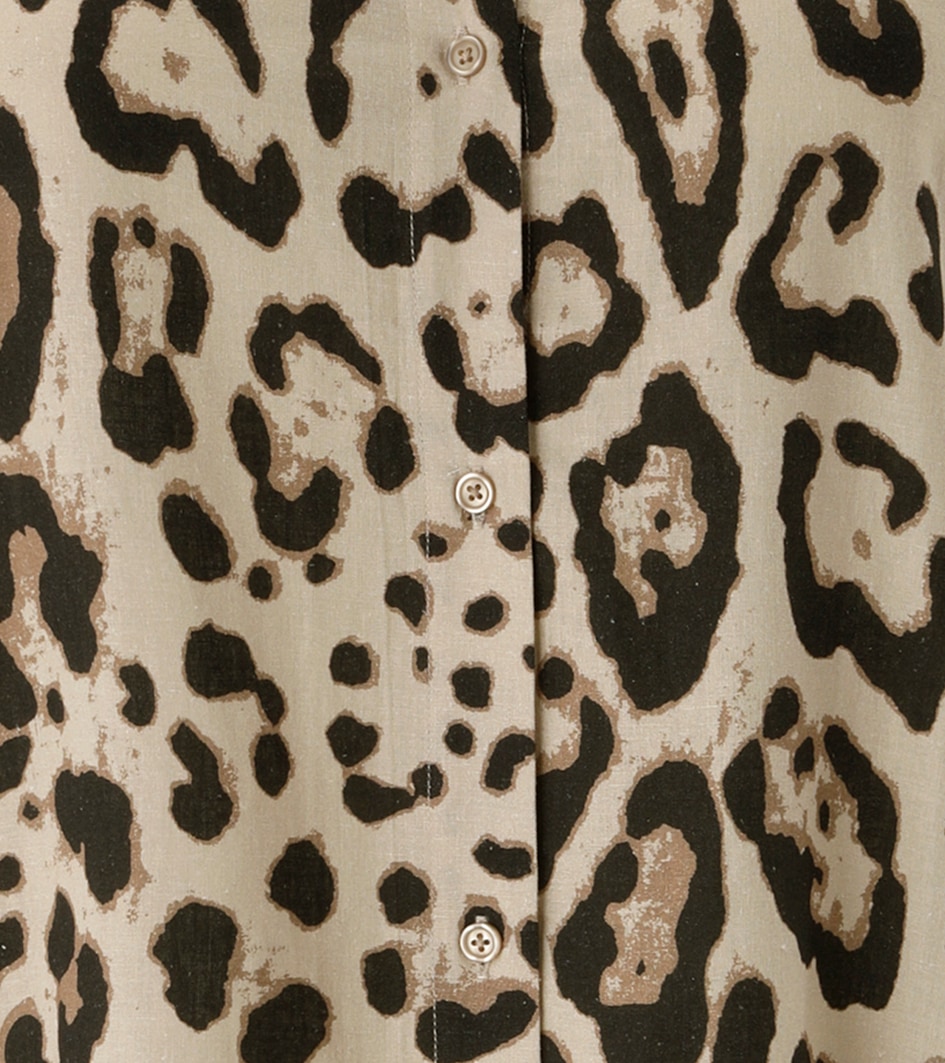 Aniston PLUS Hemdblusenkleid Eingrifftaschen aus schöner Leinen-Viskose-Qualität - NEUE KOLLEKTION