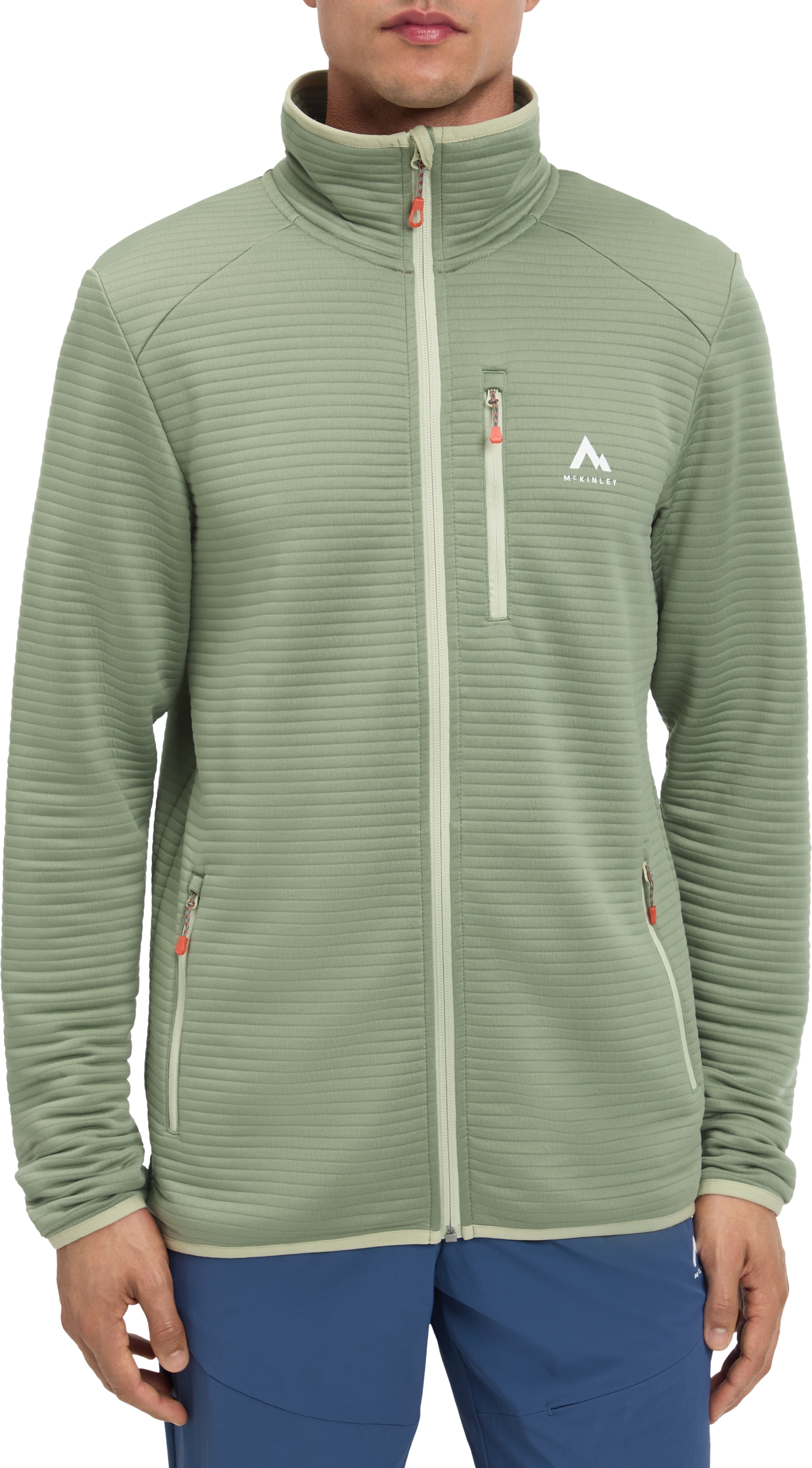 McKINLEY Fleecejacke »HE.-UNTERJACKE AAMI M« mit Reißverschluss-Brusttasche, mit seitlichen Reißverschlusstaschen