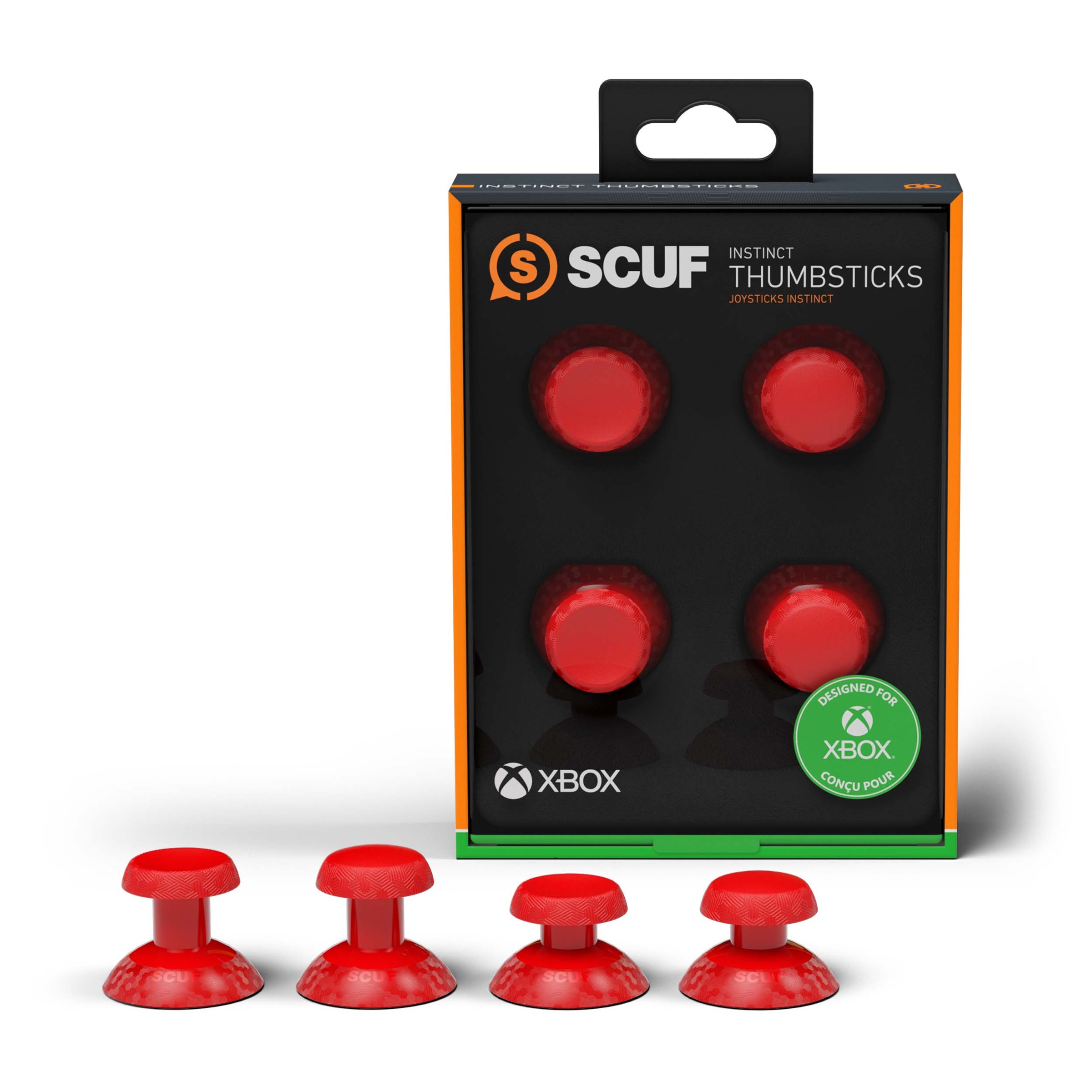 Controller Caps »Instinct Thumbstick 4 pack - Red«, Xbox Series S