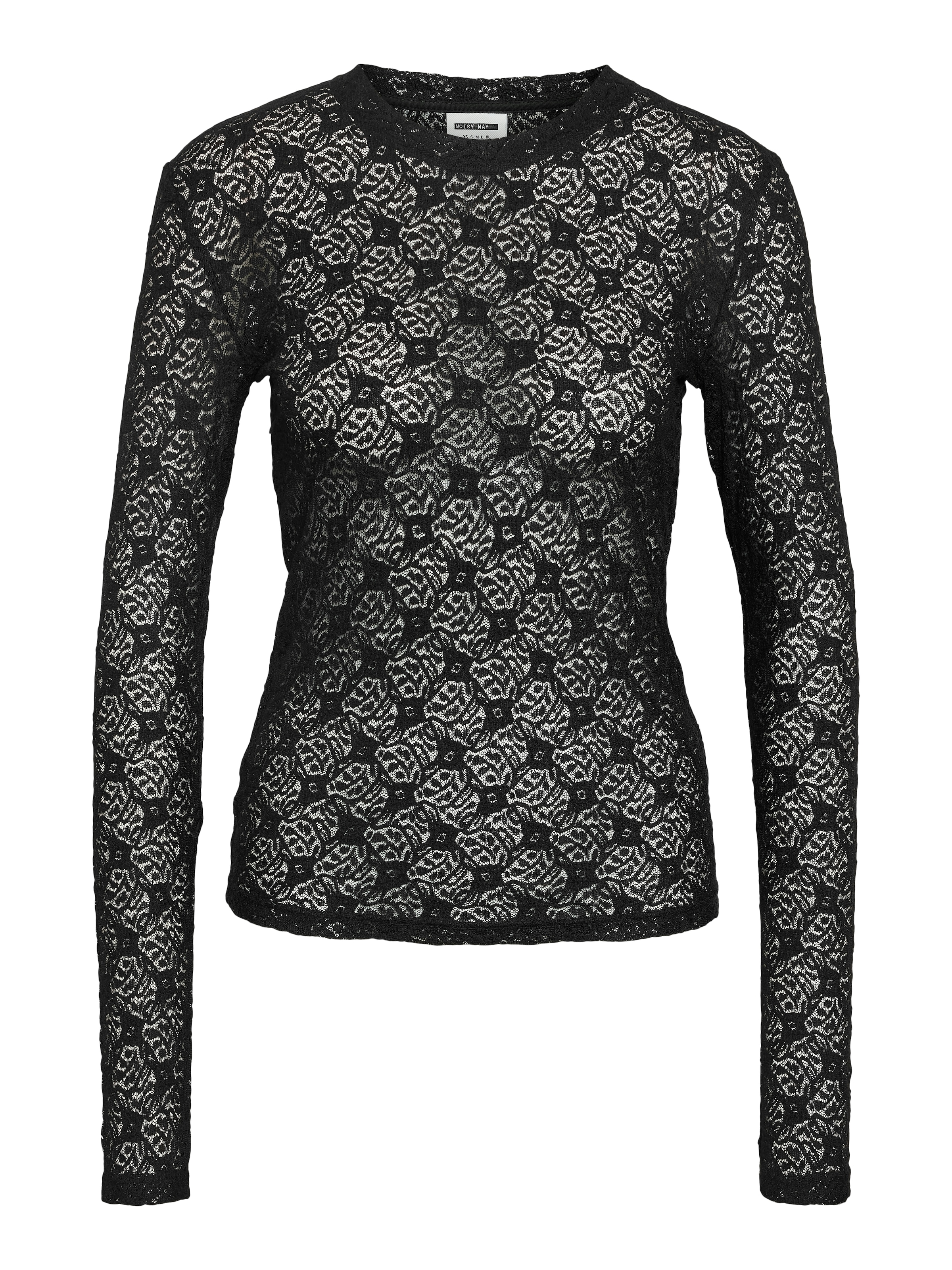 Noisy may Spitzenshirt »NMJUDITH L/S LACE TOP NOOS«