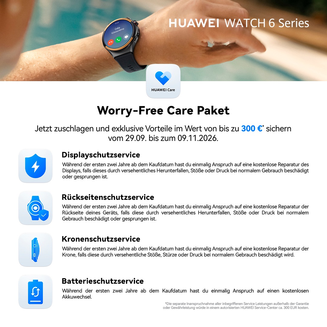 Huawei Smartwatch »Watch 6 Pro Space Edition 46mm«(/ 1,5 ″) Harmony OS
