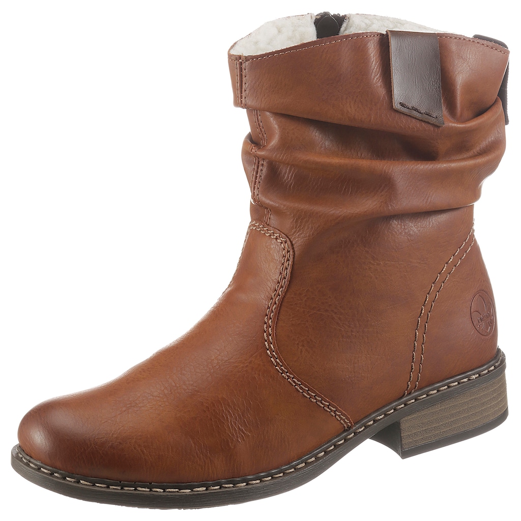 Rieker Winterboots, mit Raffungen am slouchy Schaft