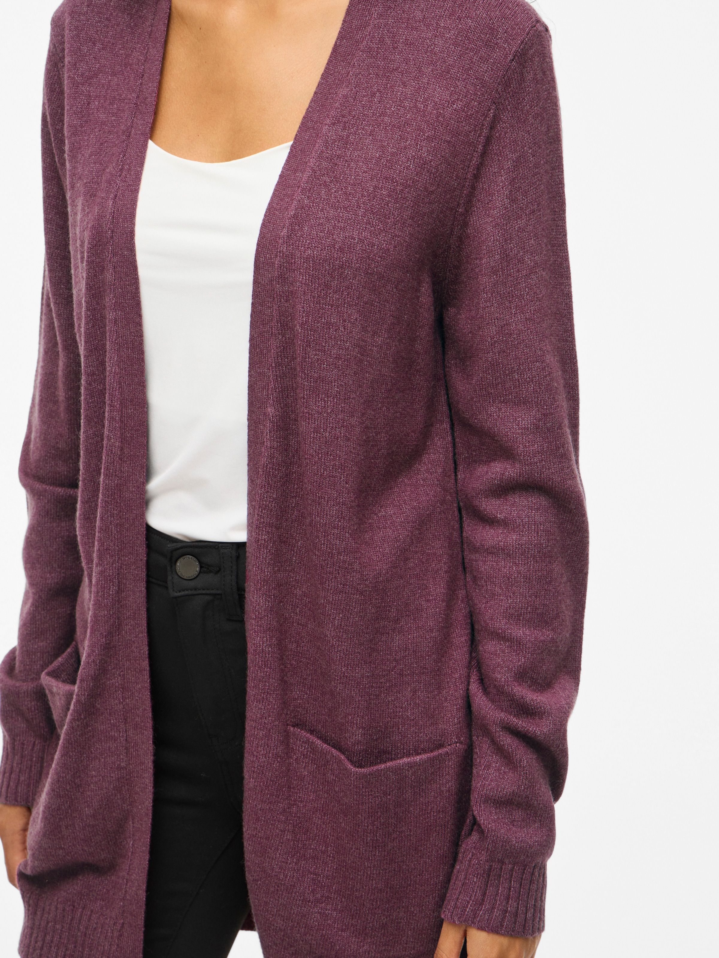 Vila Strickjacke »VIRIL OPEN L/S KNIT CARDIGAN - NOOS«