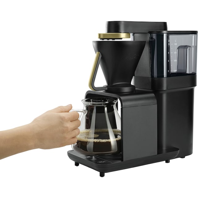 Melitta Filterkaffeemaschine »epour® 1024-12«, 1 l Kaffeekanne,  Papierfilter, 1x4, Schwarz/Gold jetzt online bei OTTO