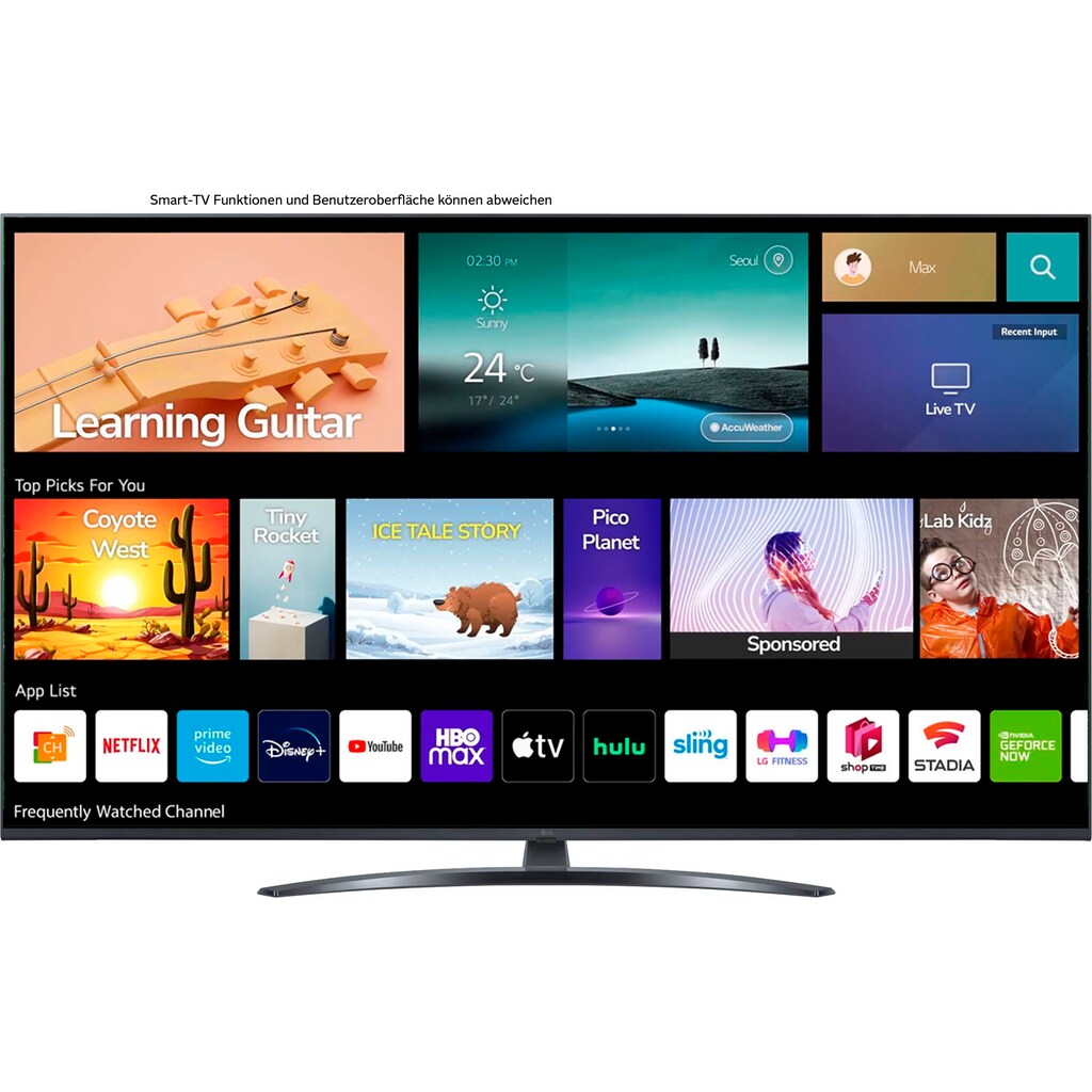 LG LCD-LED Fernseher »50UQ81009LB«, 126 cm/50 Zoll, 4K Ultra HD, Smart-TV