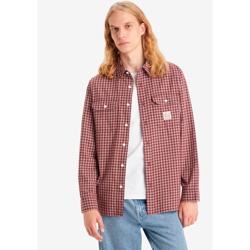 Levi's® Langarmhemd »CLASSIC WORKER -WORKWEAR REDS«, mit 2 verschließbaren Brusttaschen