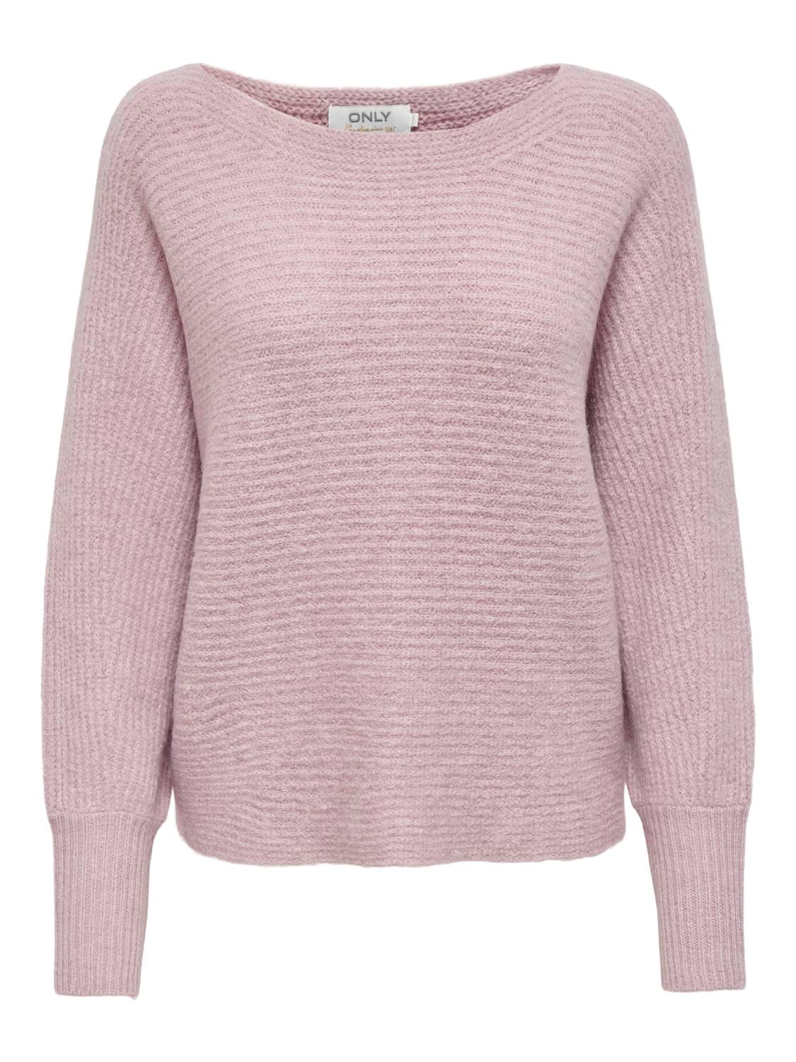 ONLY Strickpullover »ONLDANIELLA L/S PULLOVER KNT NOOS« Materialmix, regular fit