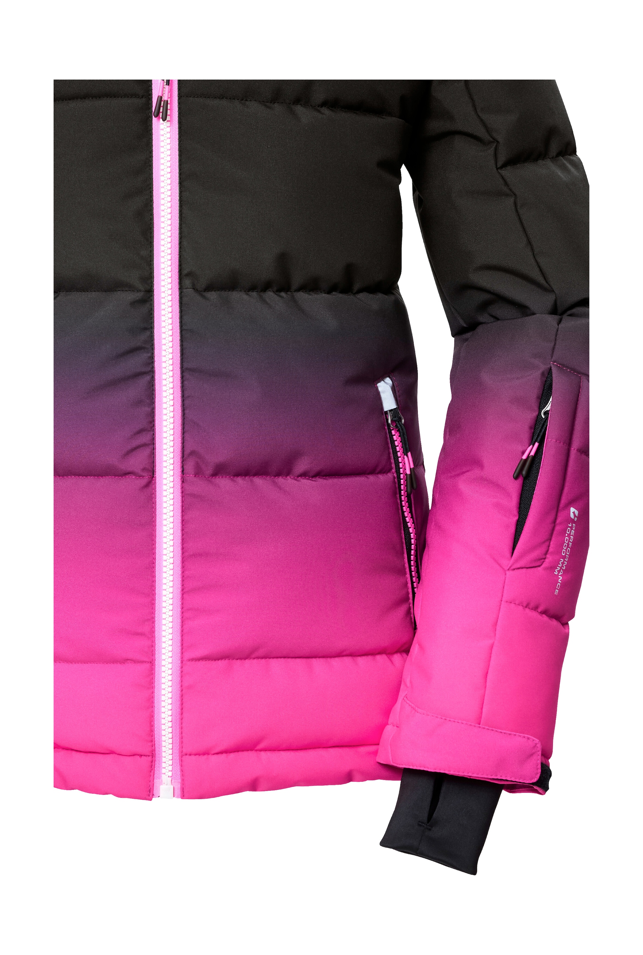 Killtec Skijacke »KSW 330 GRLS SKI QLTD JCKT« Wasserabweisende Winterjacke, atmungsaktiv, verstellbare Kapuze
