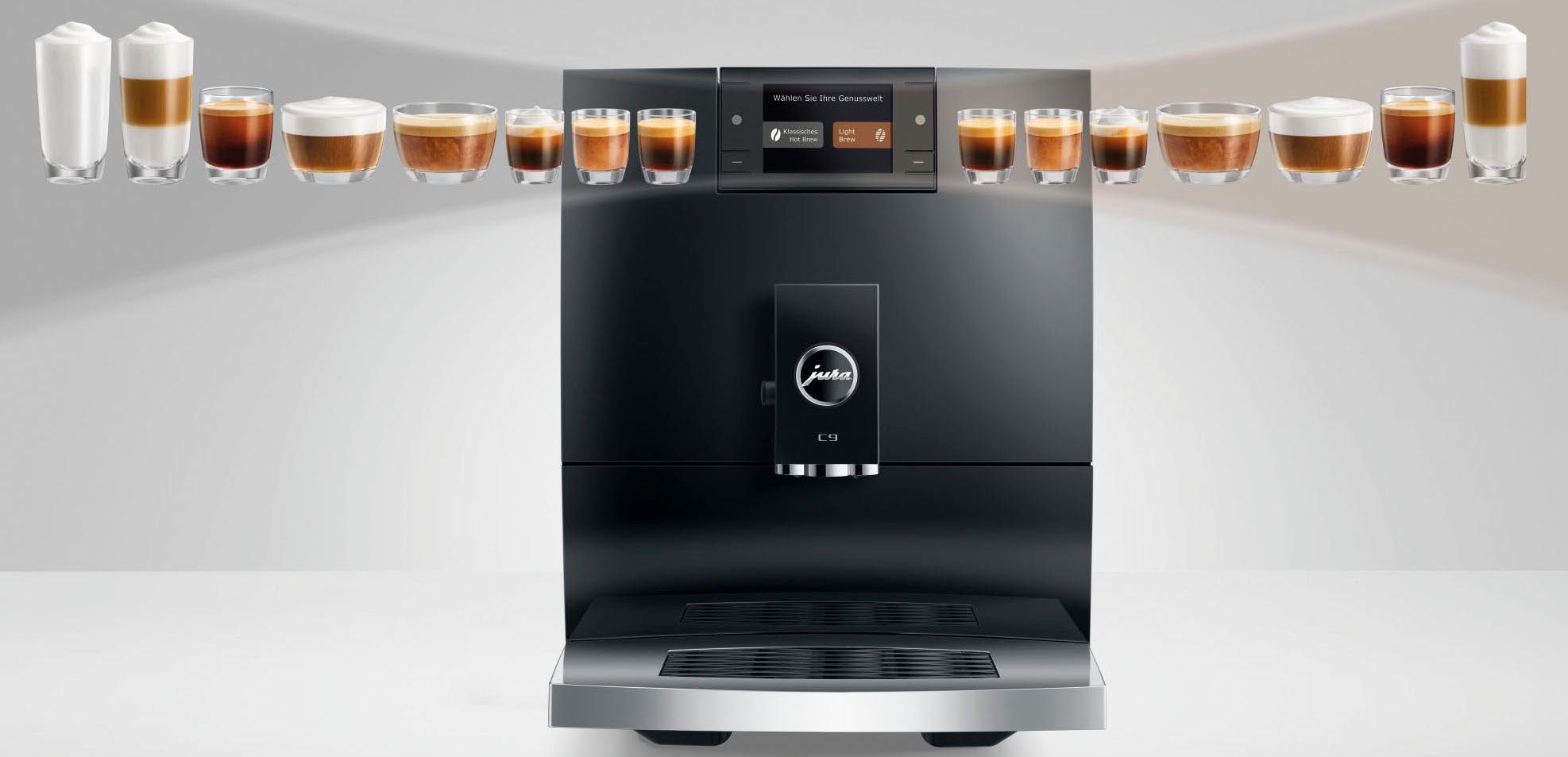 JURA Kaffeevollautomat »15753 C9 (EA), Piano Black« 17 Spezialitäten, WiFi, Hot&Light Brew, Feinschaum
