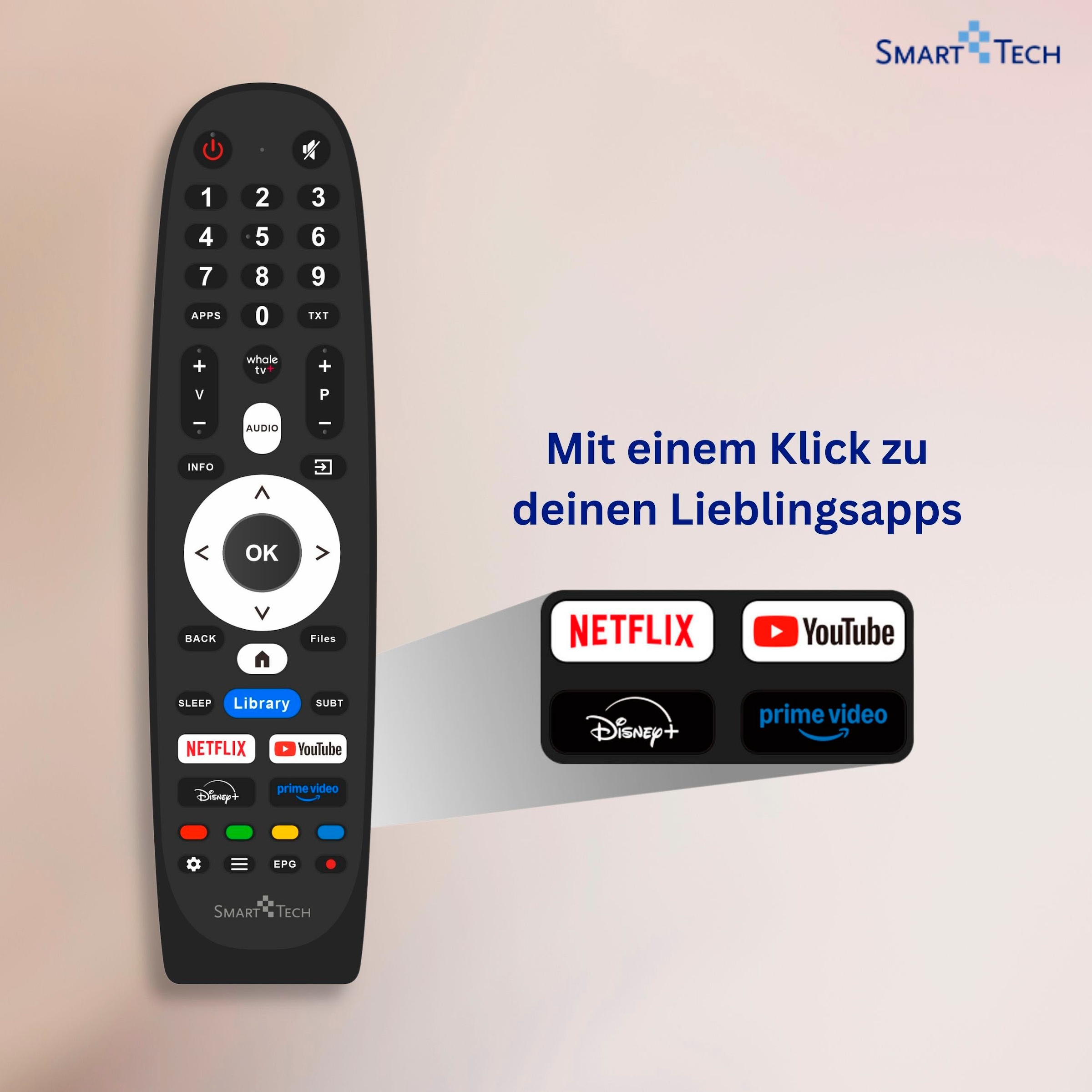 Smart Tech QLED-Fernseher »43QH02V« 108 cm/43 ″ Smart-TV