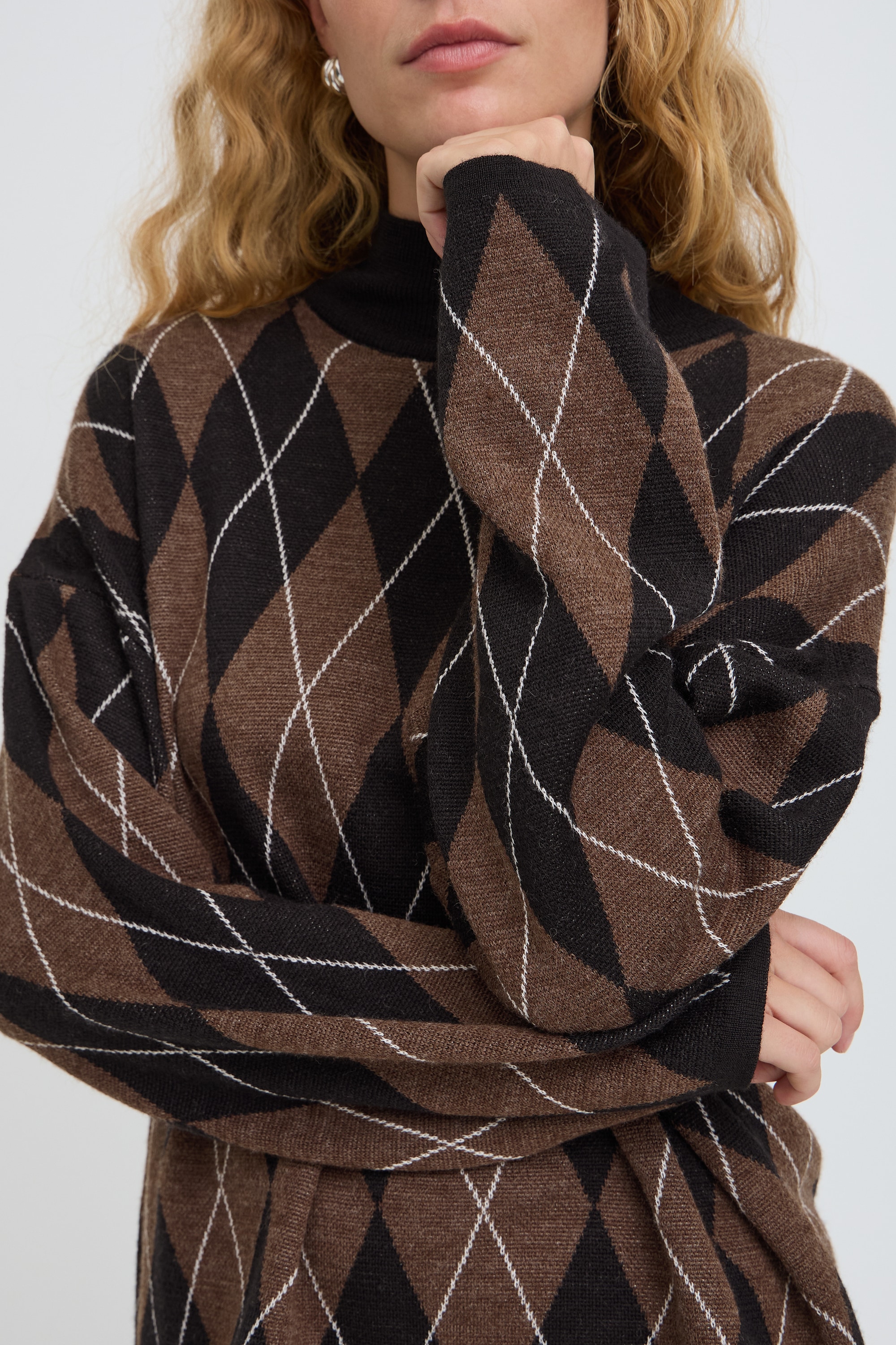 b.young Strickpullover »Damen Langarm BYOKAJA«