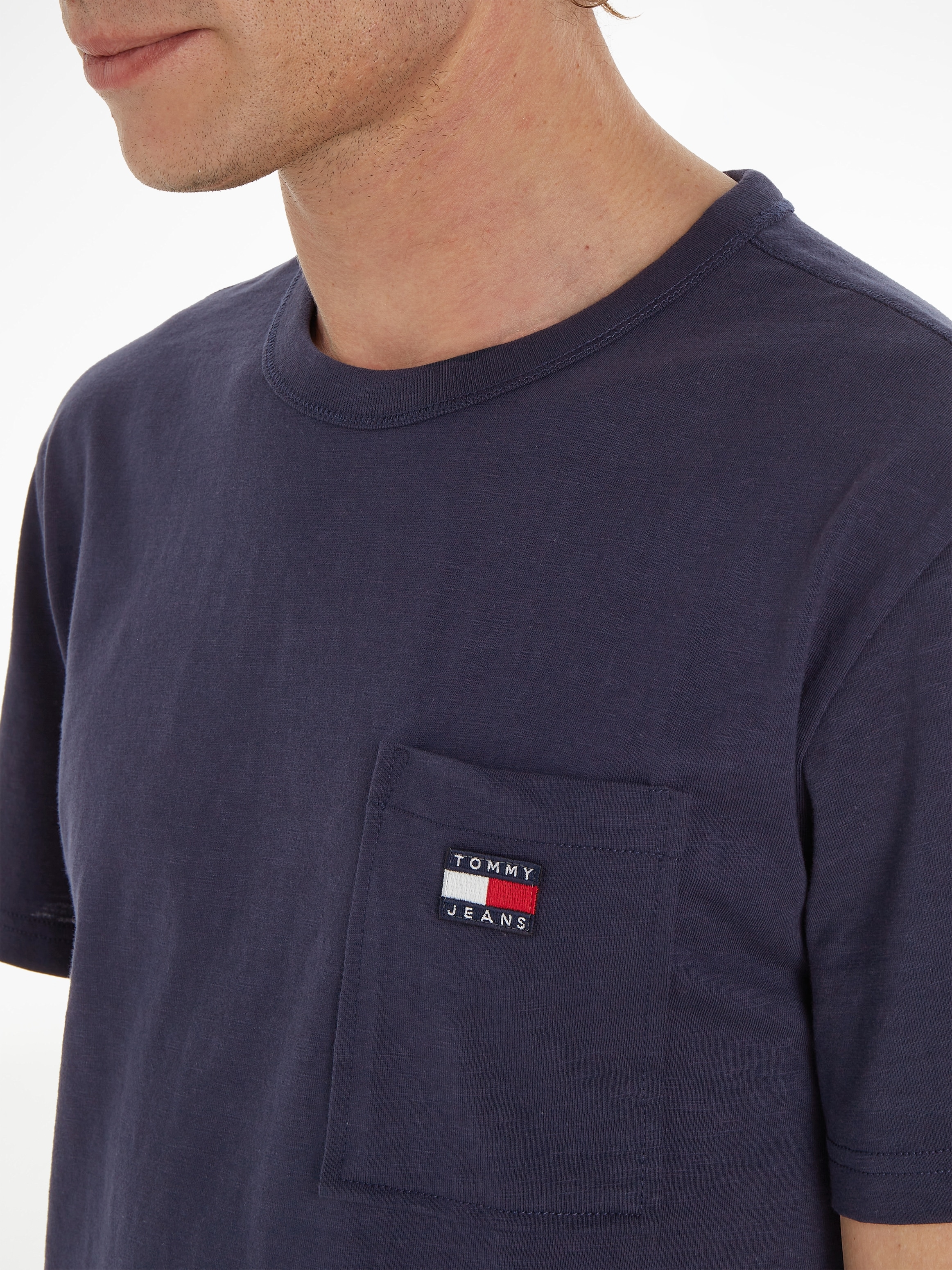 Tommy Jeans T-Shirt »TJM CLSC TEE« POCKET BADGE online OTTO shoppen bei