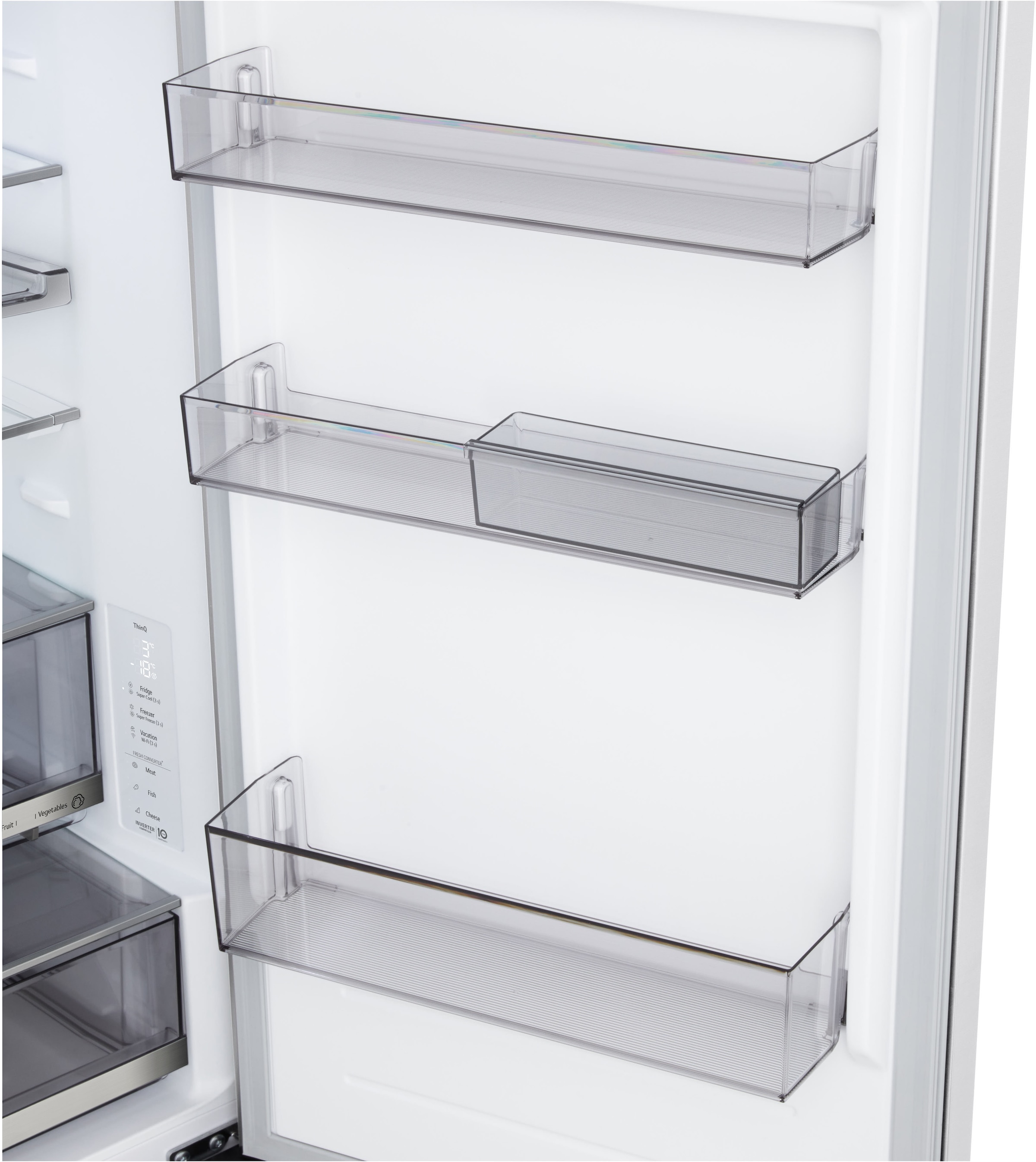 LG Kühl-/Gefrierkombination Serie 7 »GBBS716ASW« 186 cm hoch 59,7 cm breit Vollintegrierbarer Kühlschrank dank frontaler Luftzufuhr und Abluft