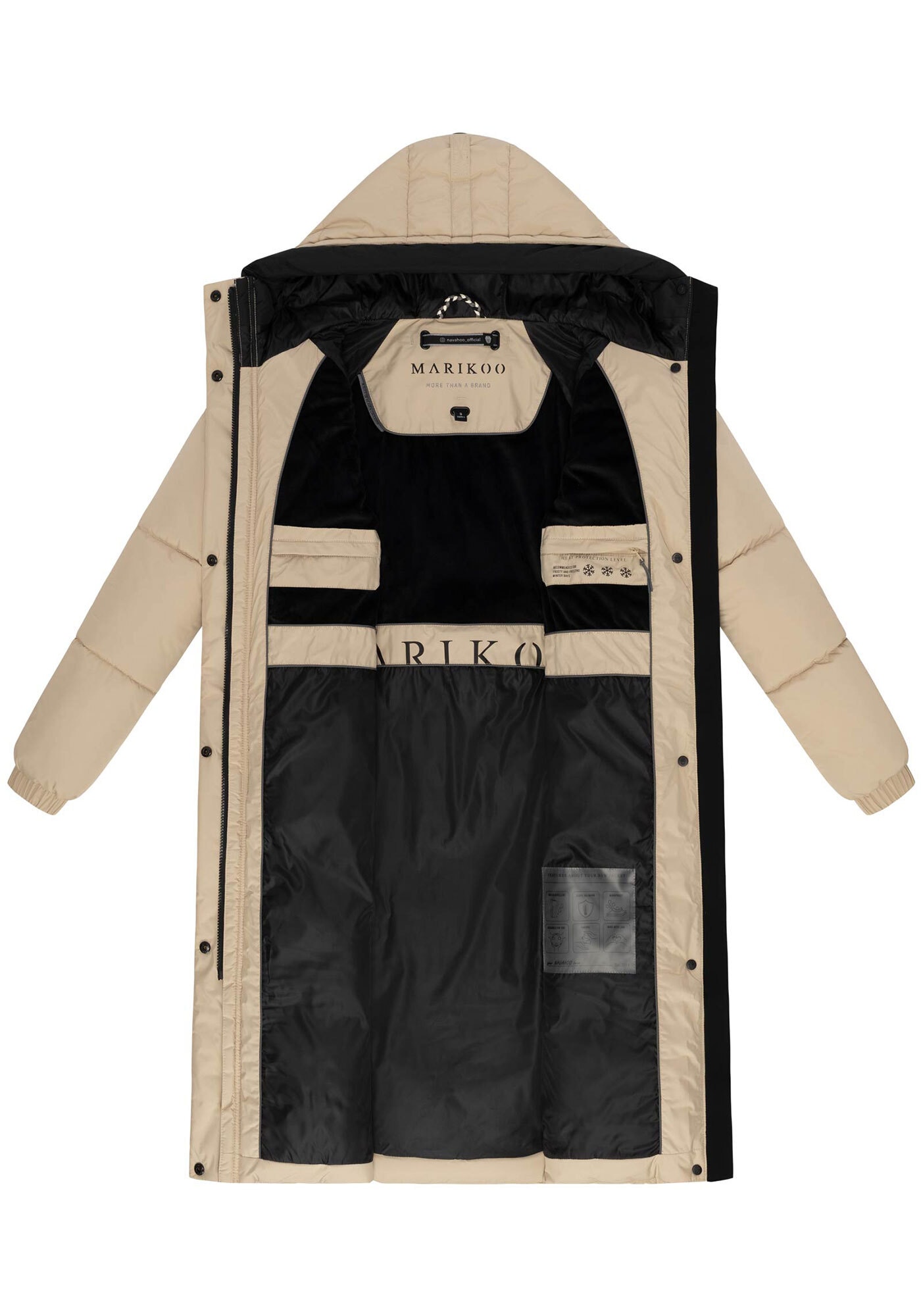 Marikoo Winterjacke »Marikoo Yaskaa Damen Herbst Winter Parka Jacke N112«