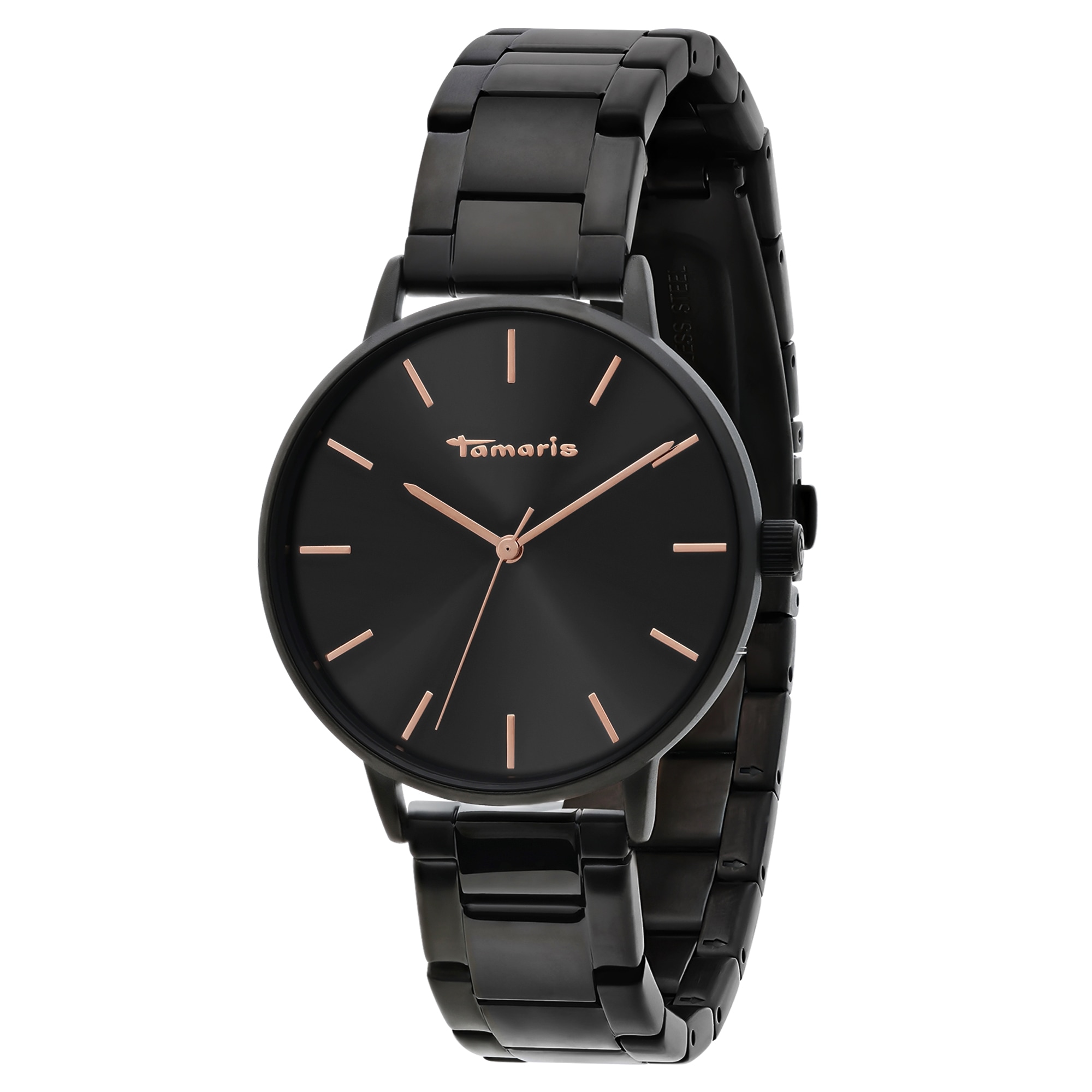 Tamaris Quarzuhr Armbanduhr, Damenuhr, Edelstahlarmband, analog