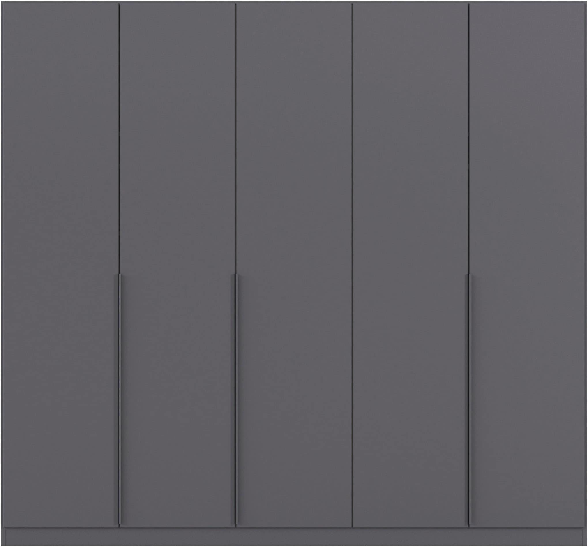rauch Drehtürenschrank »Kleiderschrank Schrank Garderobe AGORDO TOPSELLER Schlafzimmer«, (in zwei Griff-Farben mit Dekor- oder Hochglanzfront), durchdachte Innenausstattung, in 6 Breiten und 2 Höhen MADE IN GERMANY