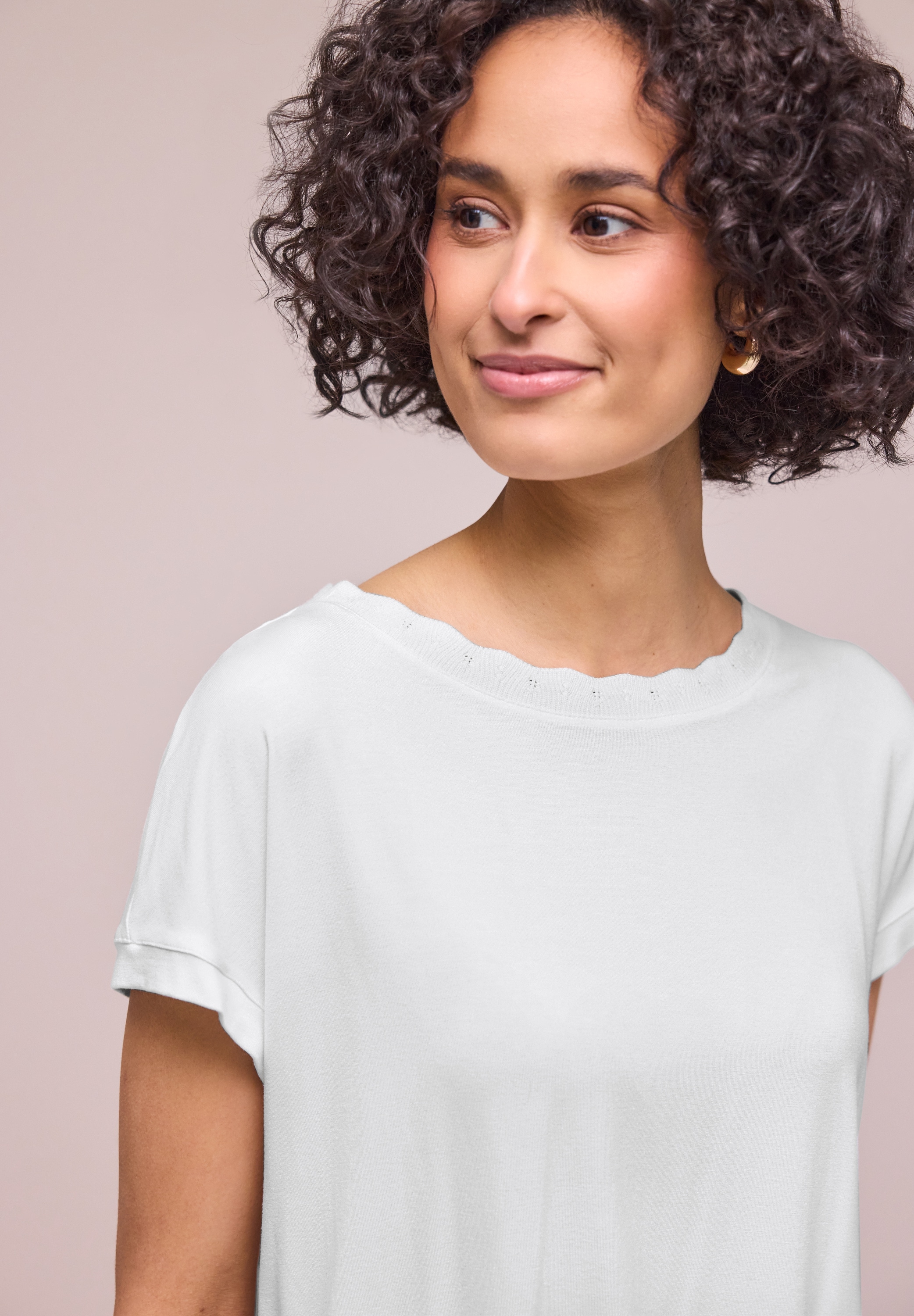 STREET ONE Shirttop mit Deko-Tape