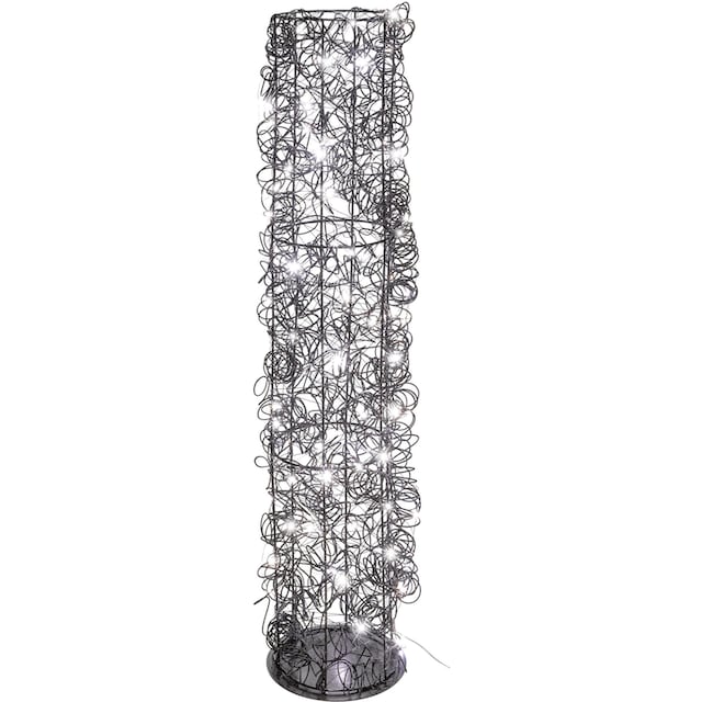 Creativ light LED Dekolicht »Metalldraht-Tower«, 120 flammig-flammig,  Zylinder aus Draht, mit Timerfunktion, USB Kabel kaufen bei OTTO