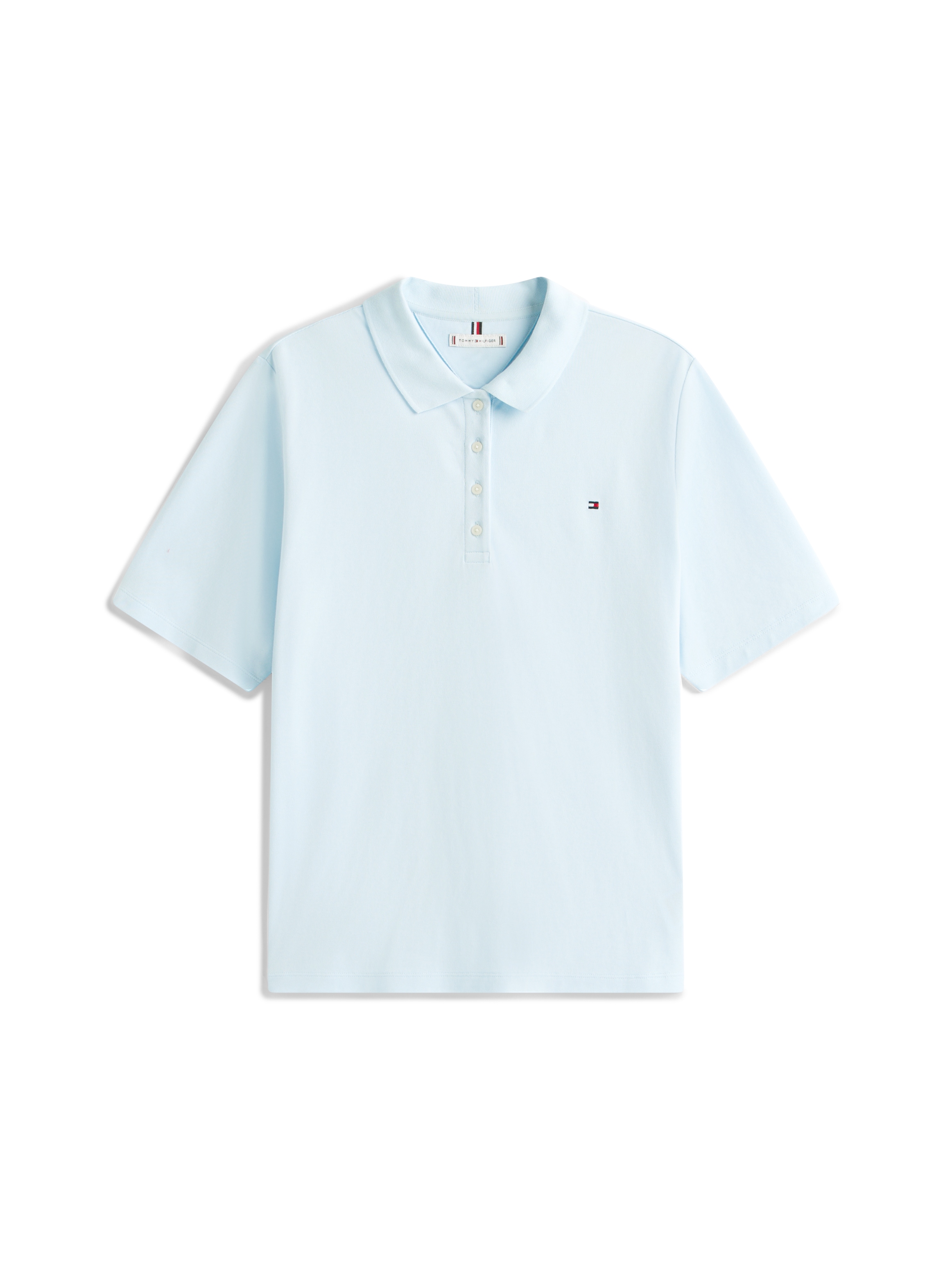 Tommy Hilfiger Curve Poloshirt »CRV 1985 REG PIQUE POLO SS« in großen Größen, Piqué-Qualität