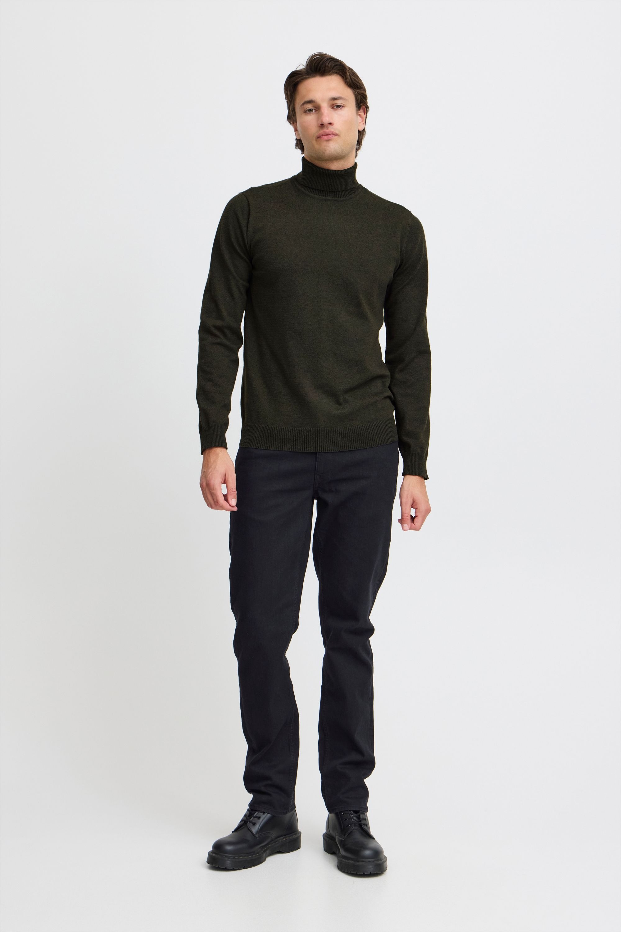 Blend Strickfleece-Pullover »Strickpullover BHBRUTON roll neck knit«