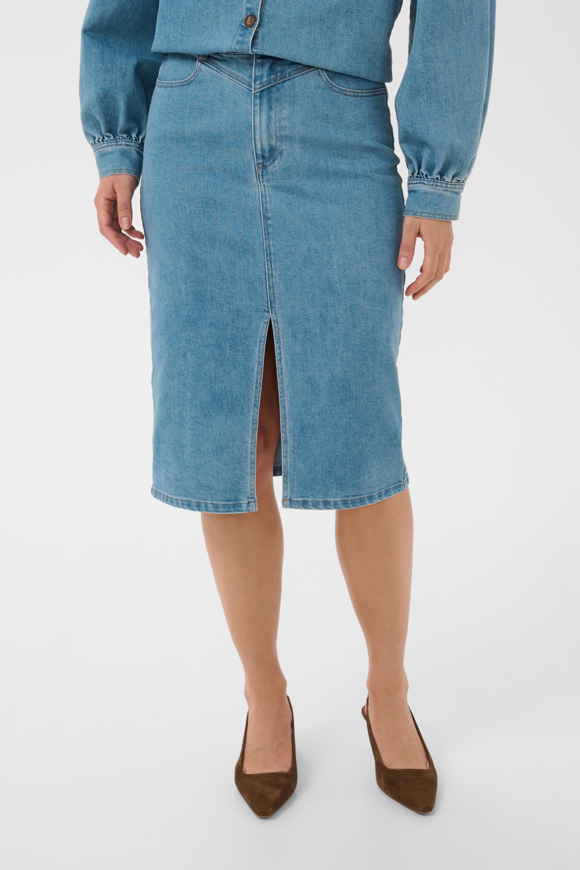 Saint Tropez Jeansrock »Damen Denimrock TeraSZ«