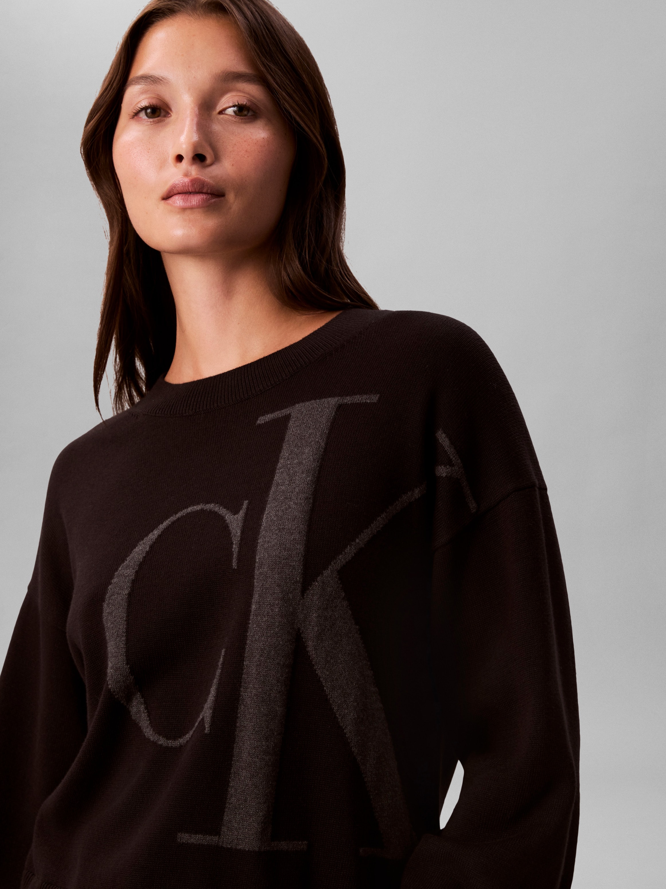 Calvin Klein Jeans Strickpullover Regular fit mit Rundhalsausschnitt